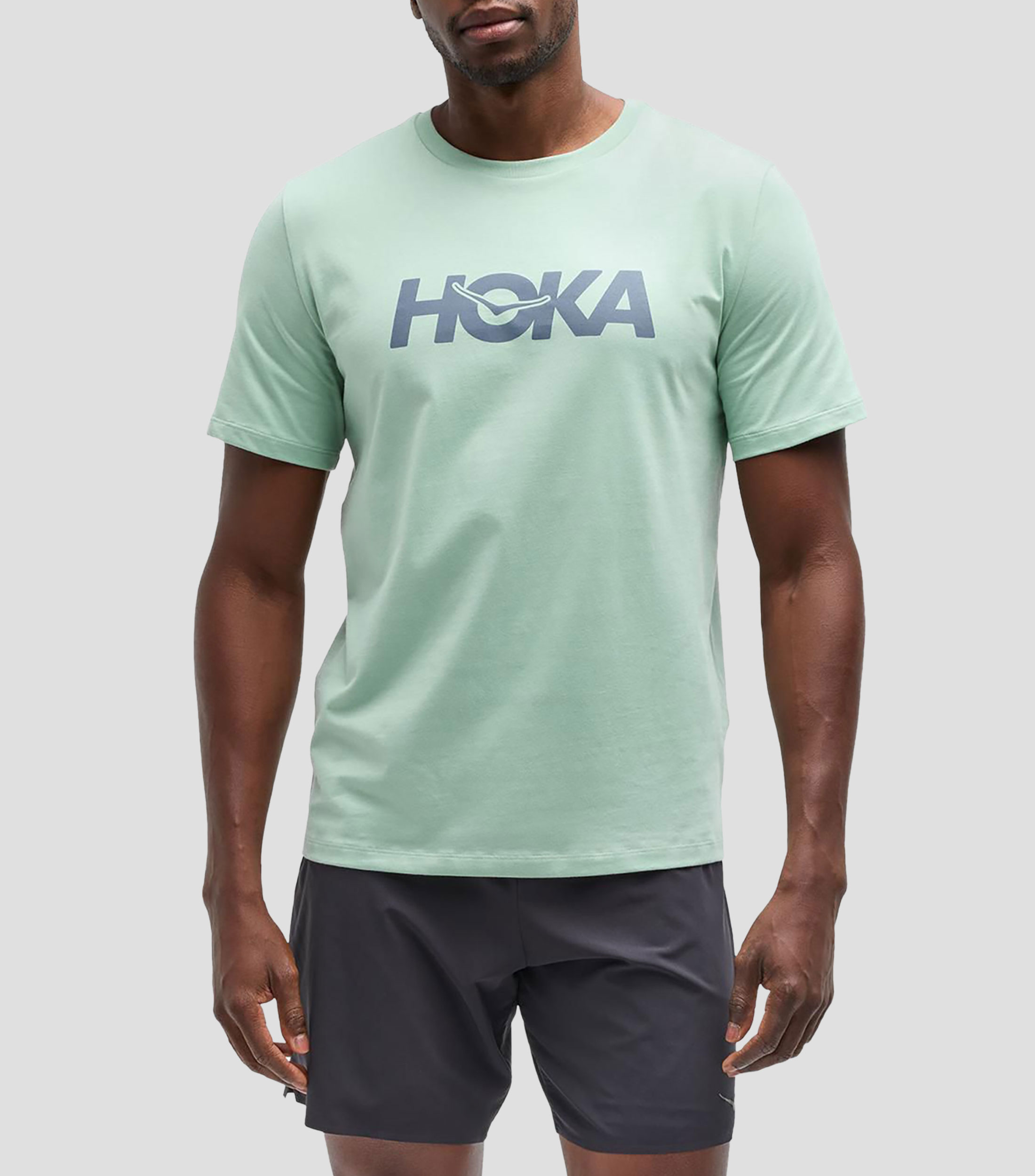 Playera cuello redondo manga corta lisa Hombre