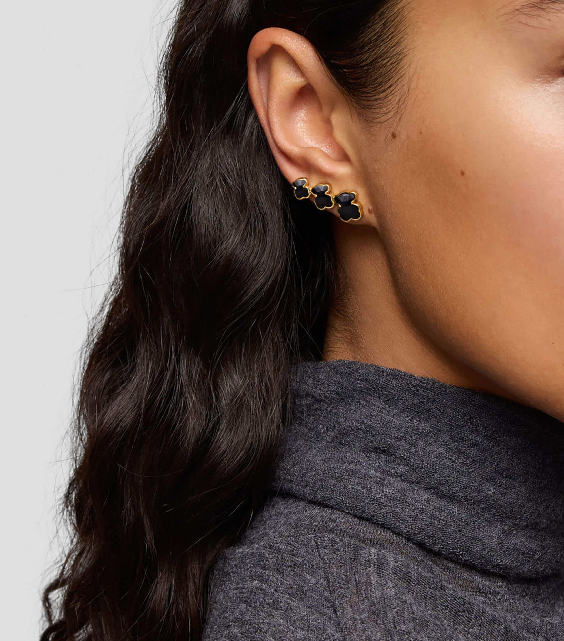 Aretes en Plata Icon Color Mujer