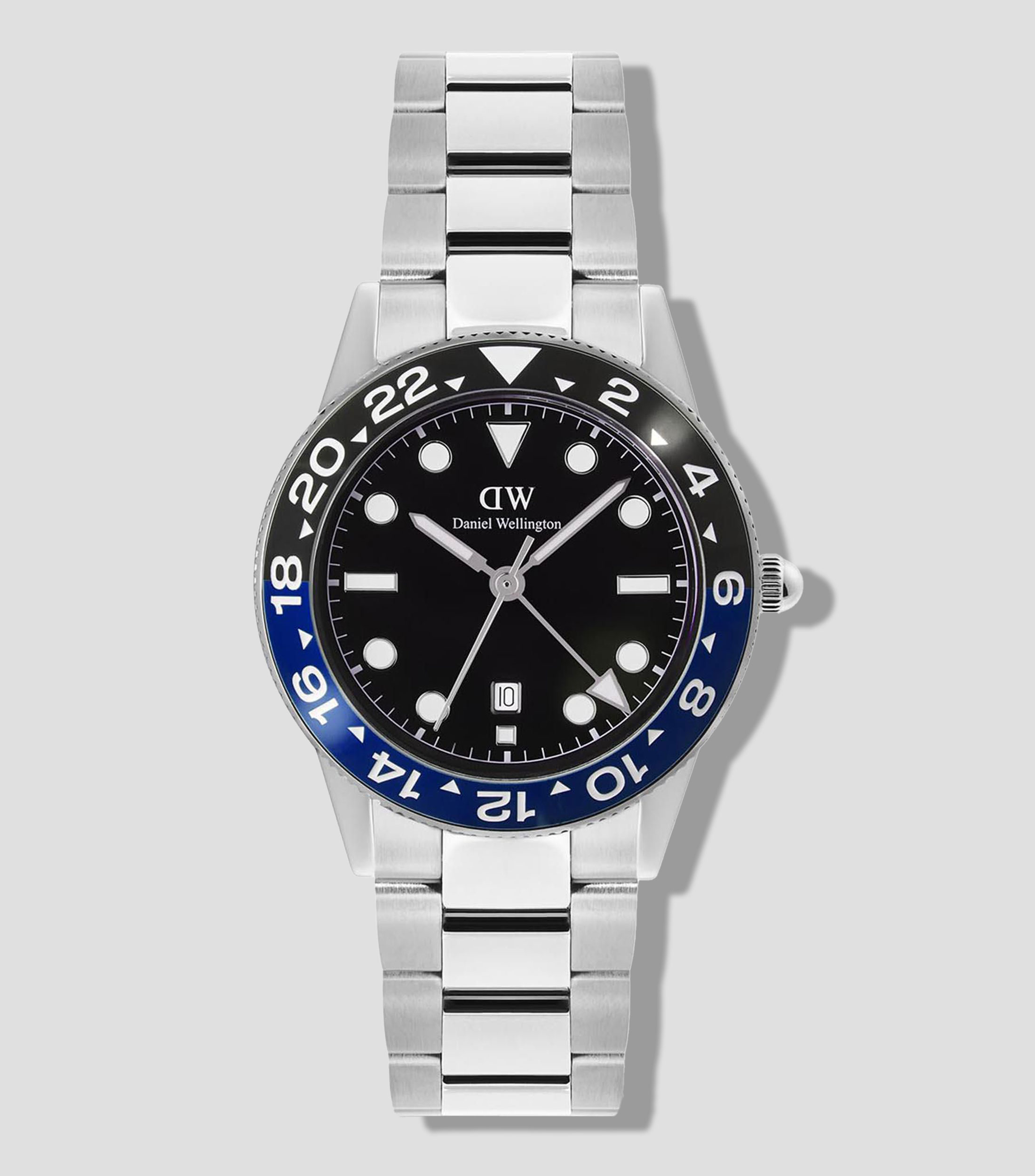 Reloj para hombre Iconic GMT casual, negro