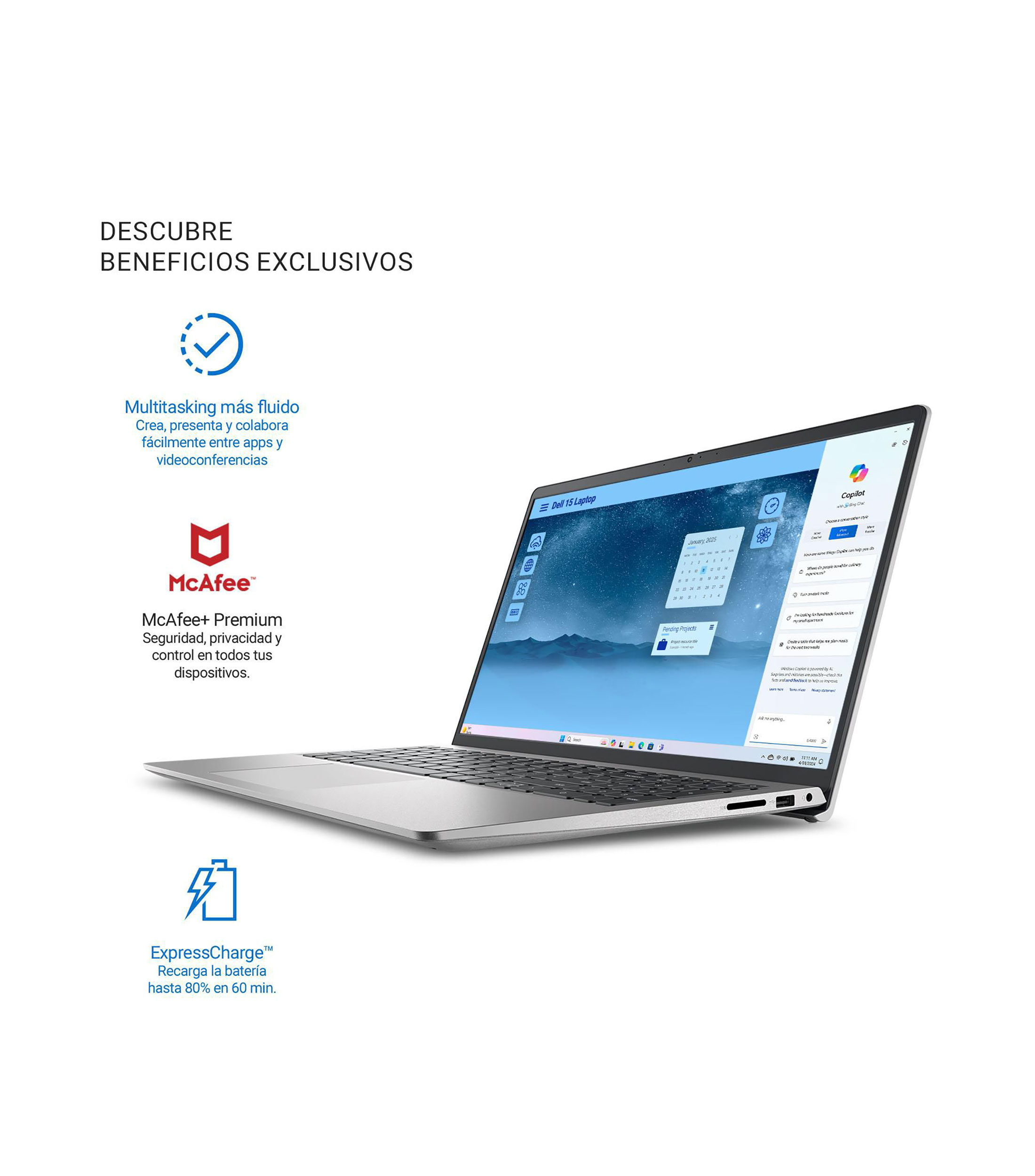 Laptop, Dell 15, 15.6", Intel Core i7, RAM 16 GB DDR4, SSD 1 TB
