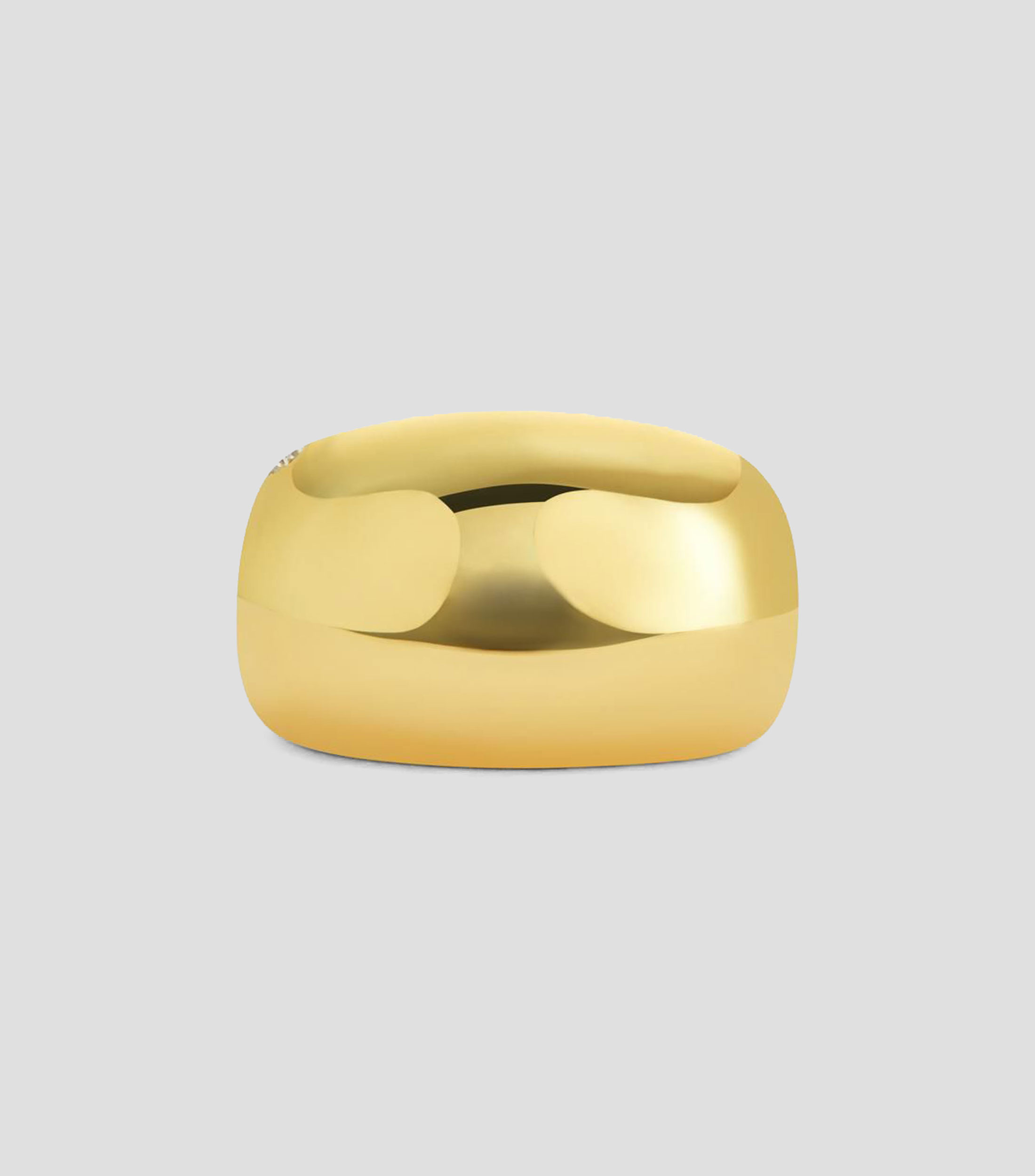 Anillo en Oro amarillo de 18 Kilates con diamante en talla brillante Mujer