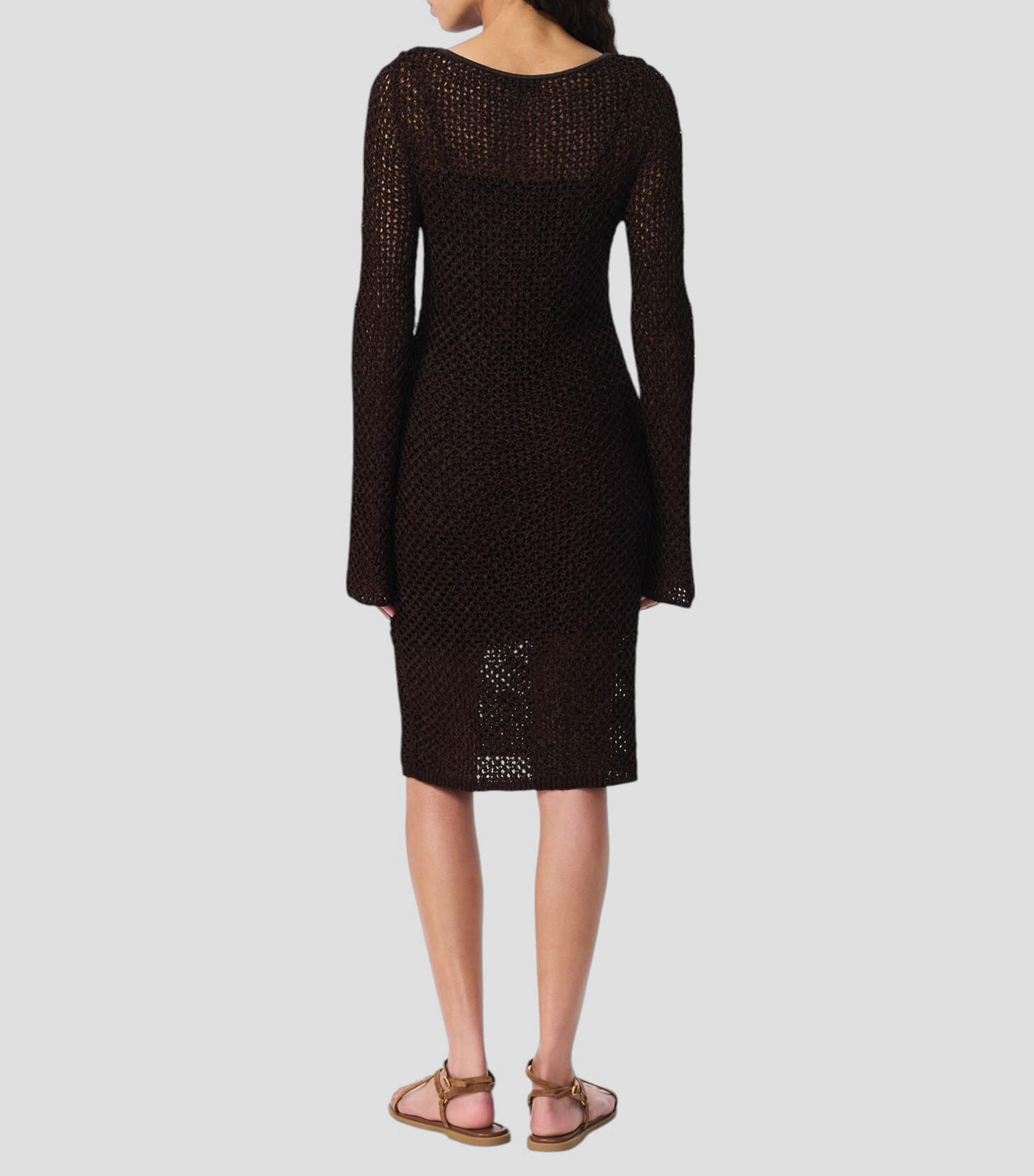 Vestido Midi manga larga Mujer
