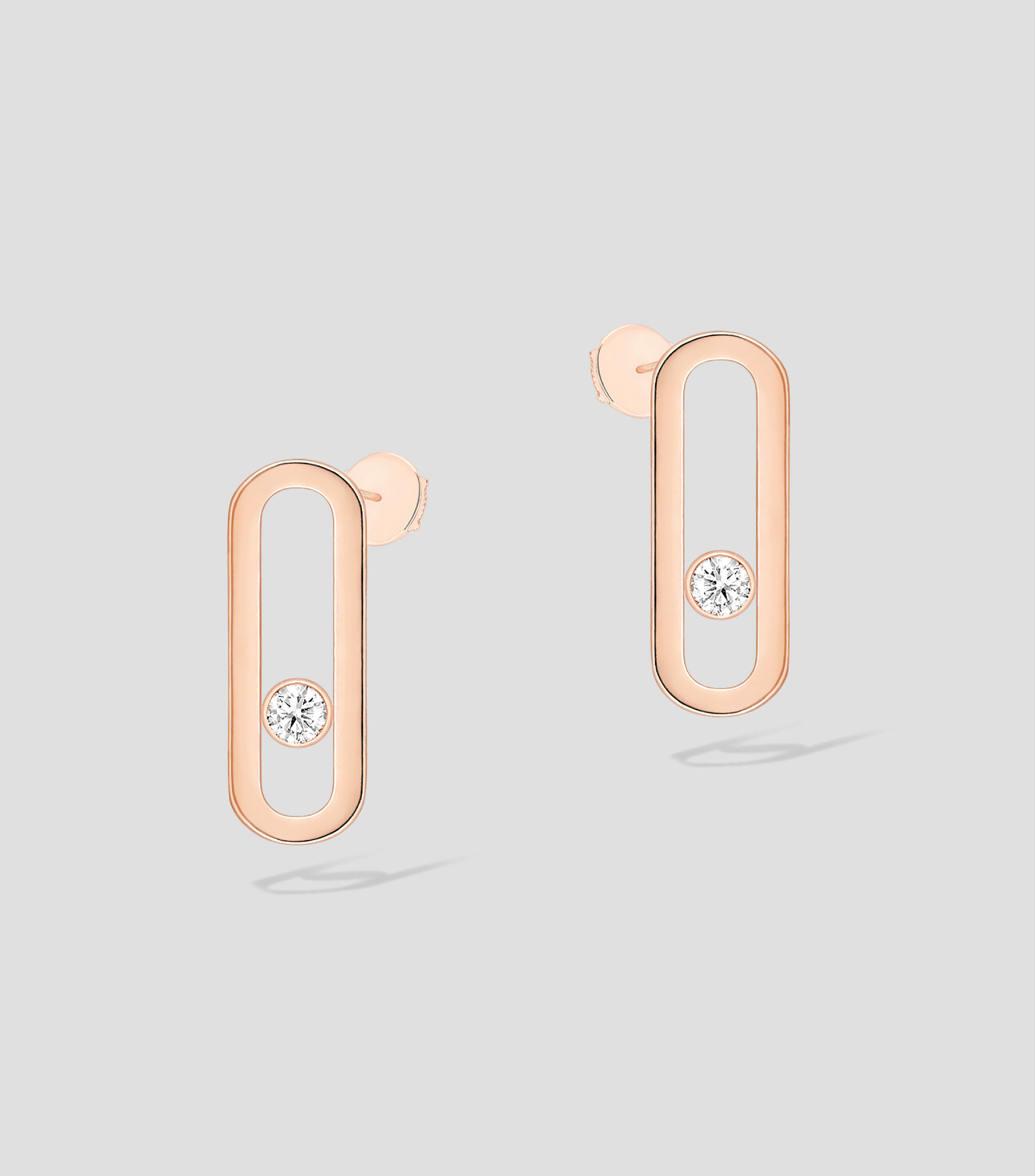 Aretes en Oro Rosa Mujer