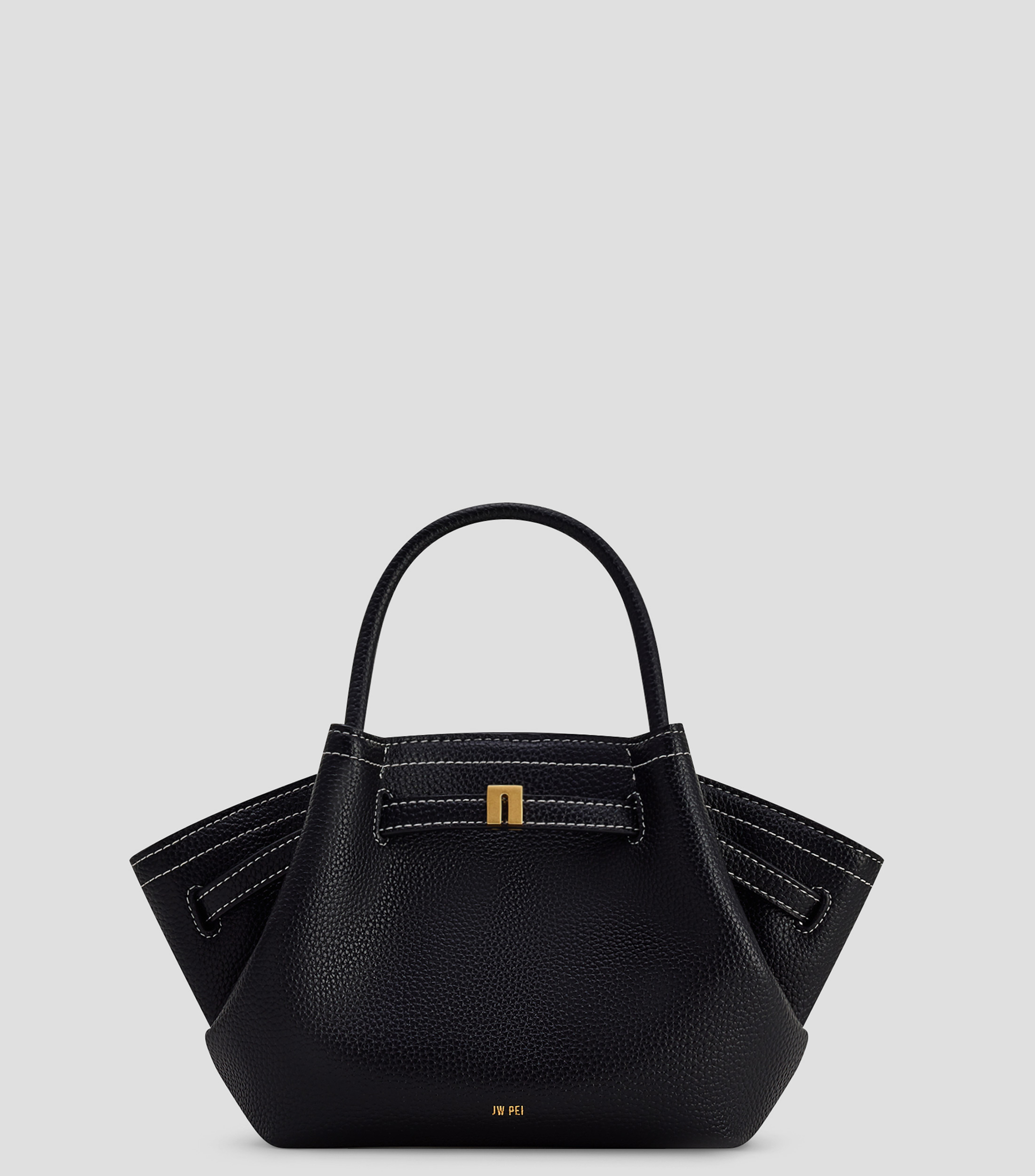 Bolsa tote lisa con detalle texturizado Mujer