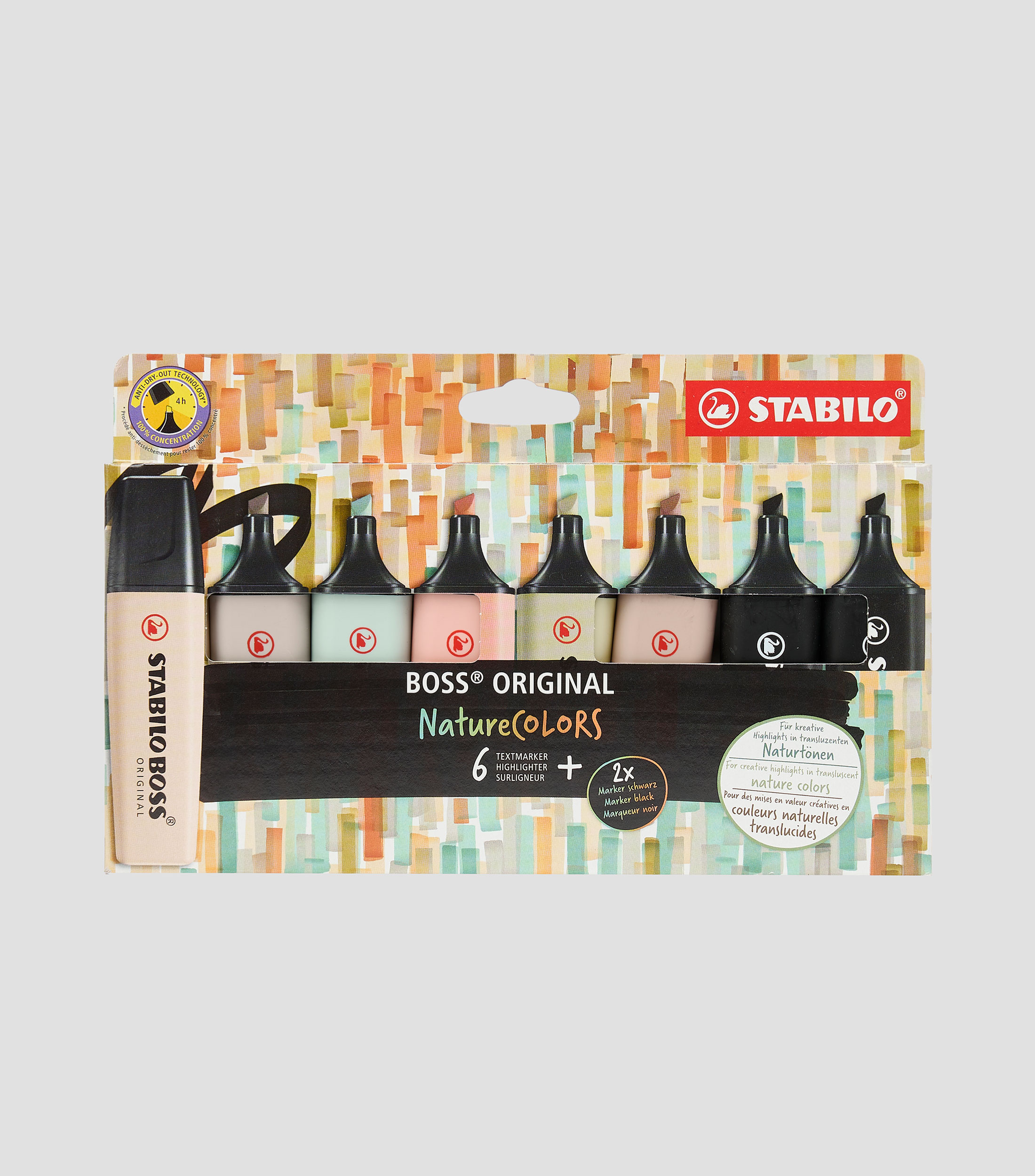 Set 8 marcatextos Boss Original Naturacolors