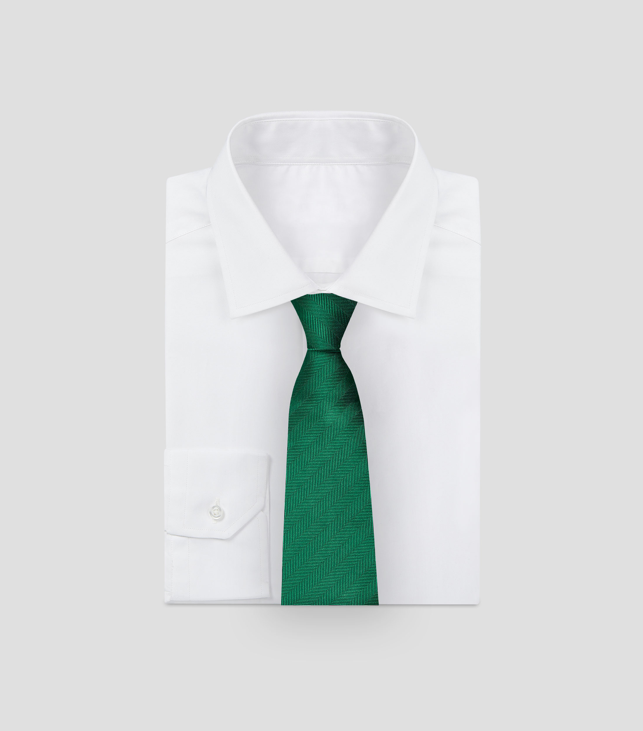 Corbata ancha de seda líneas