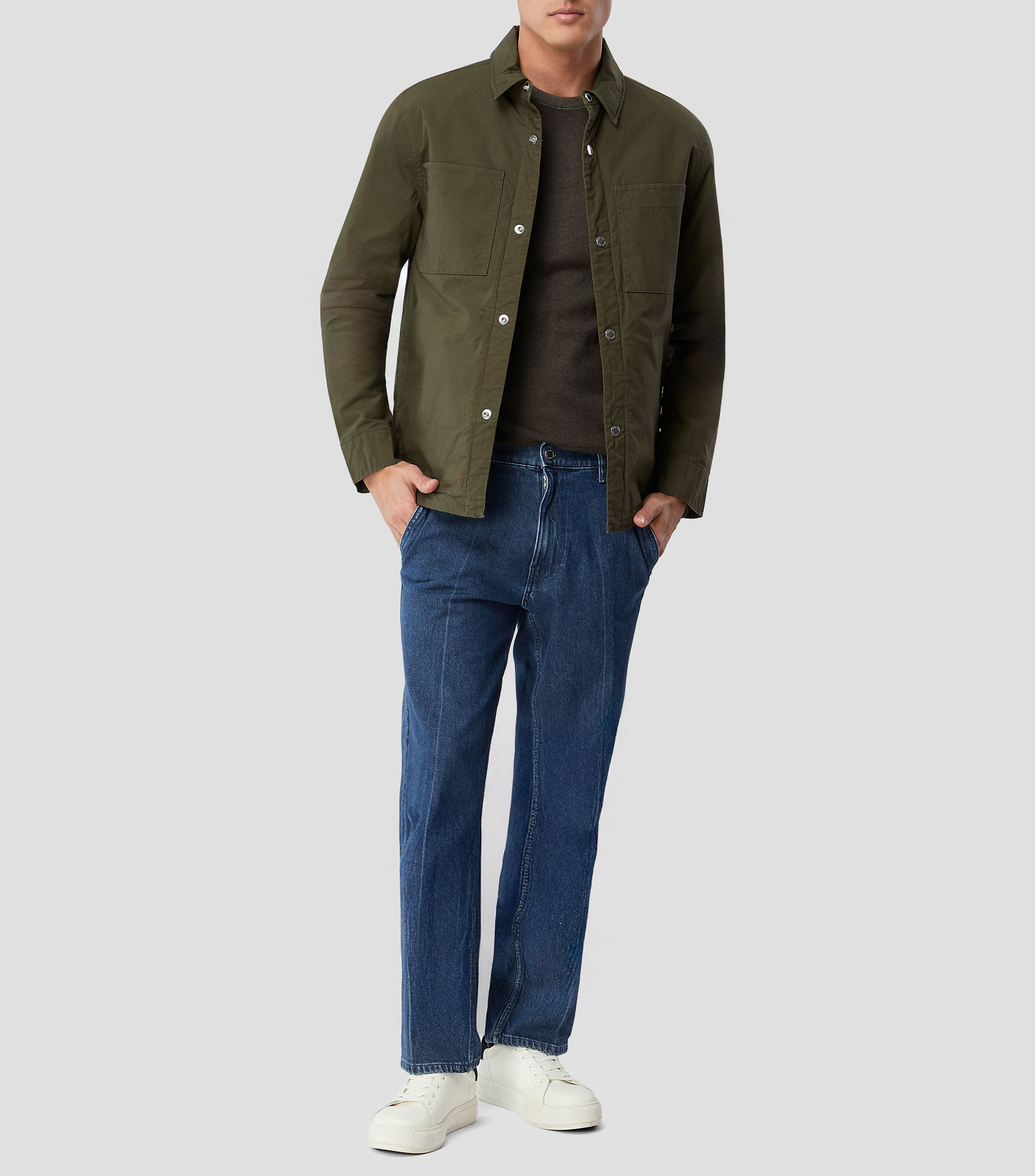 Suéter cuello redondo Hombre