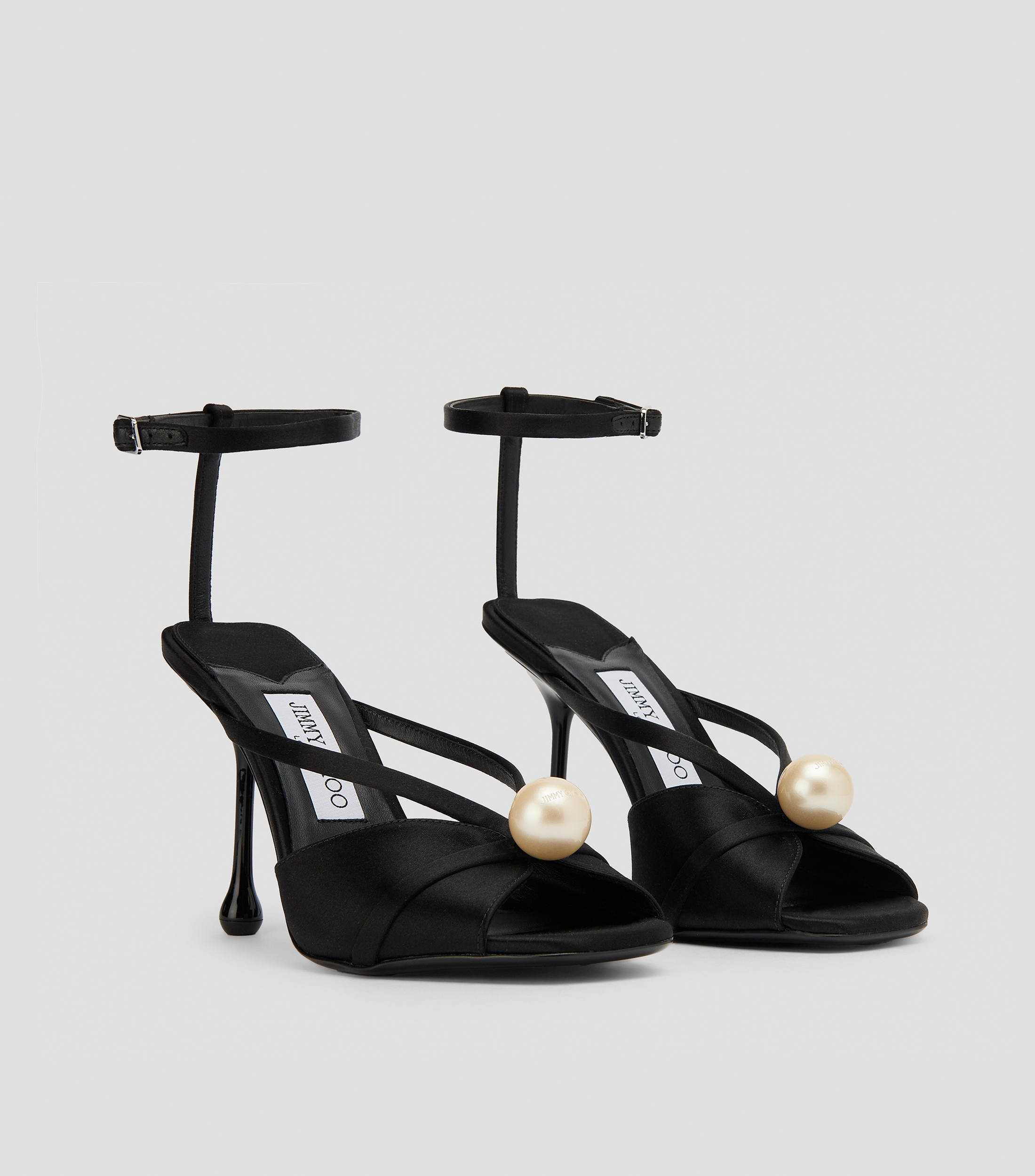 Sandalias con tacón alto redondo Mujer