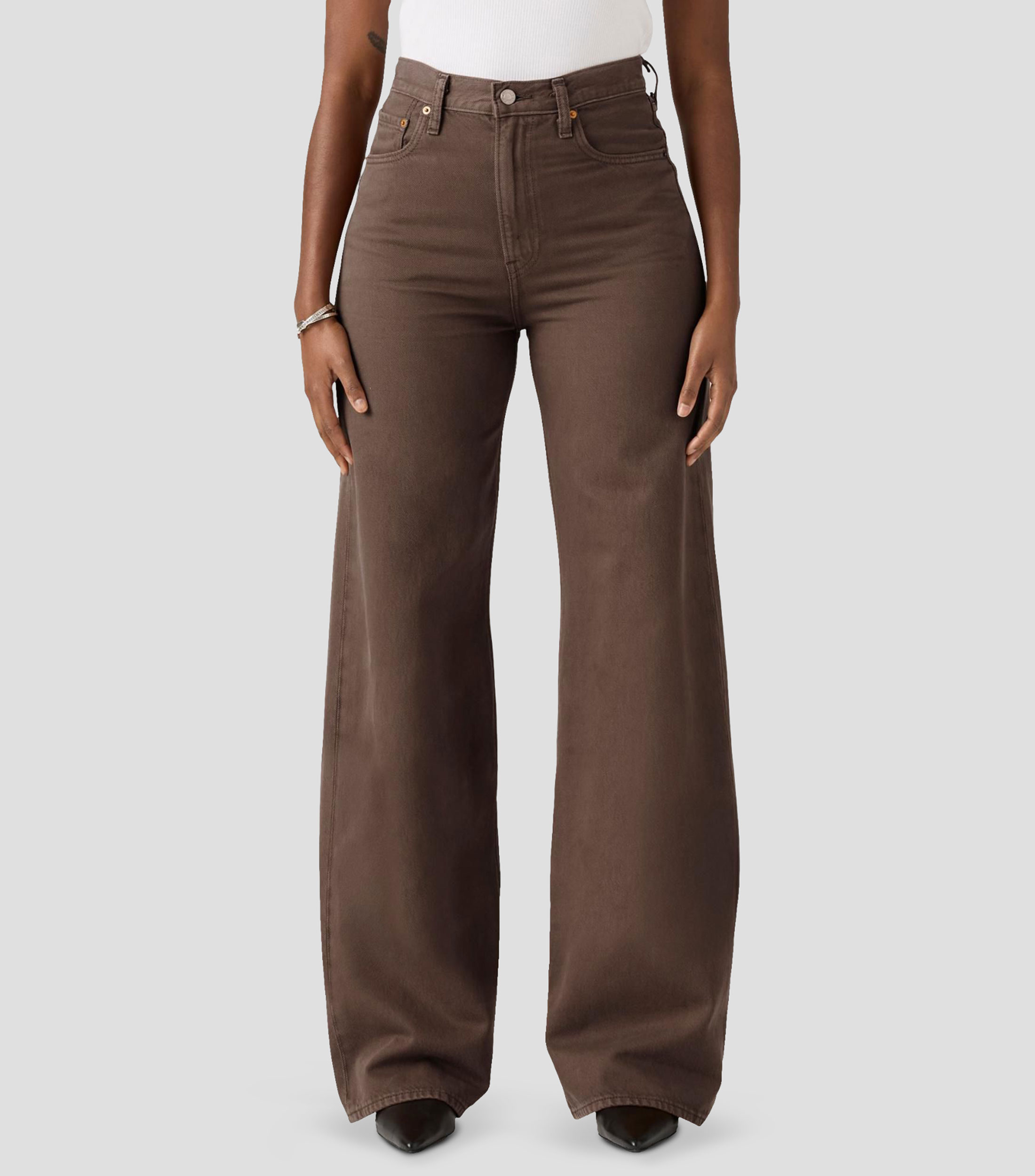 Jeans de corte ajustado Mujer