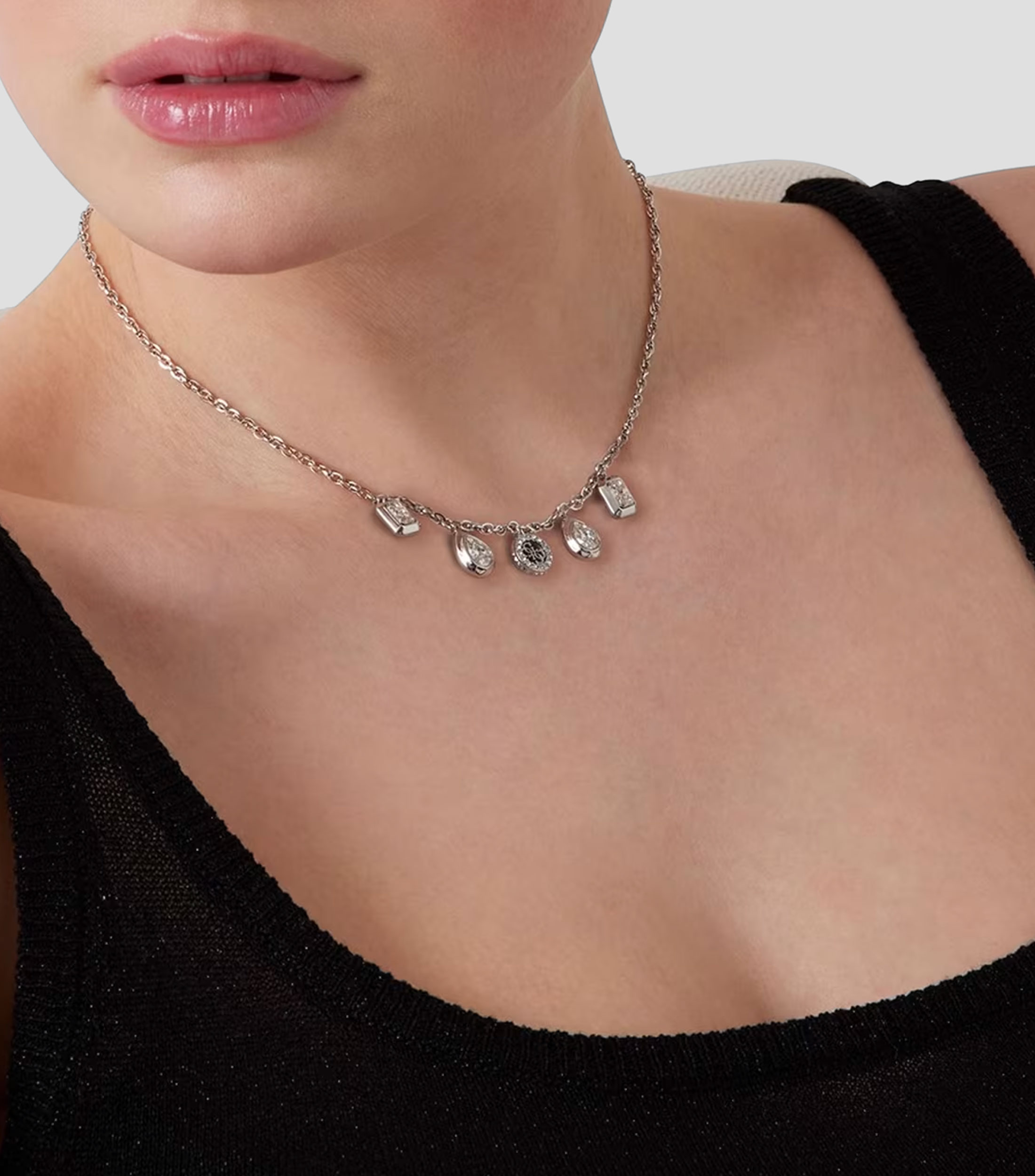 Collar 4G Light logo Mujer