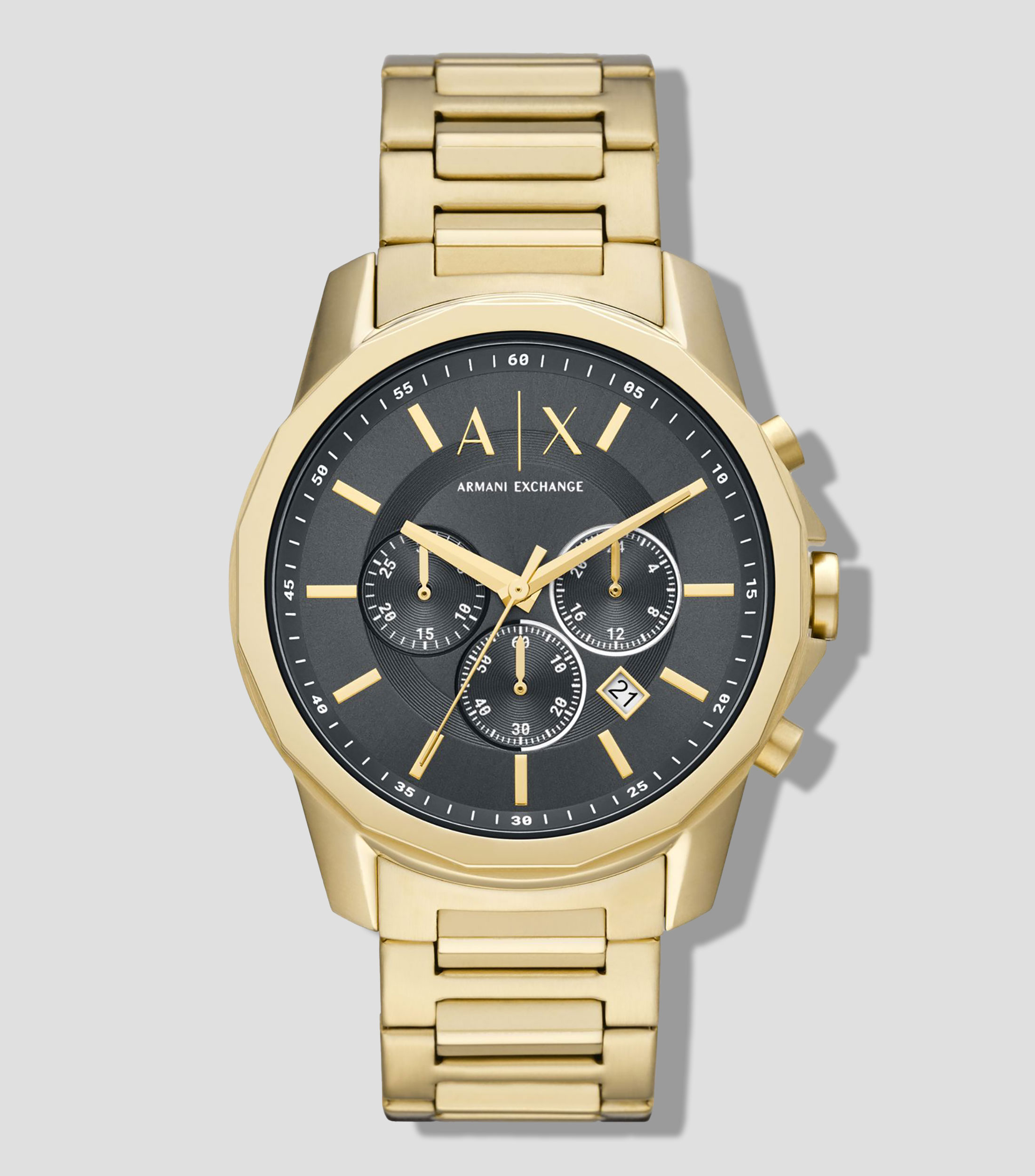 Reloj para Hombre Banks Casual Negro, Dorado