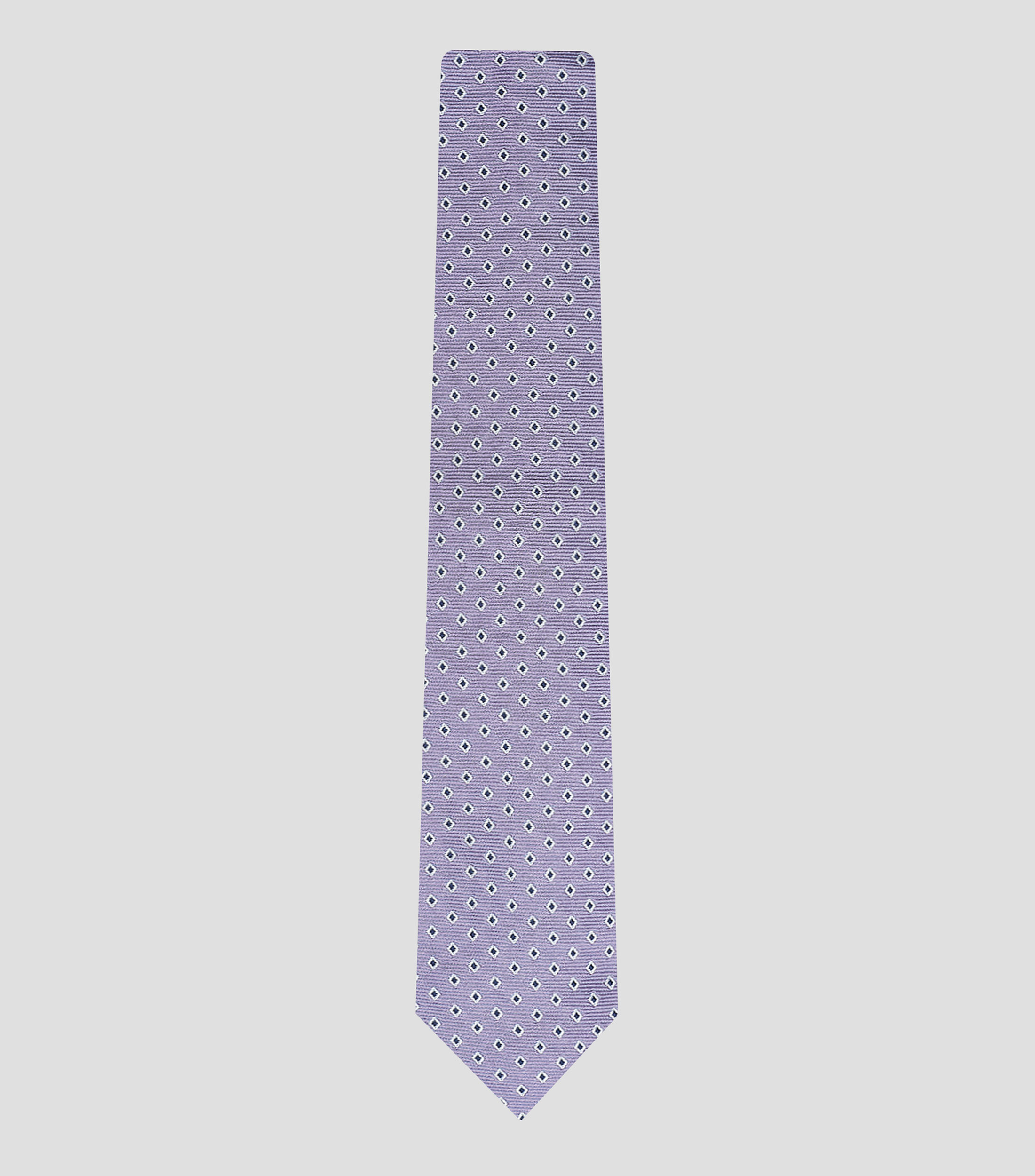 Corbata ancha de seda estampada