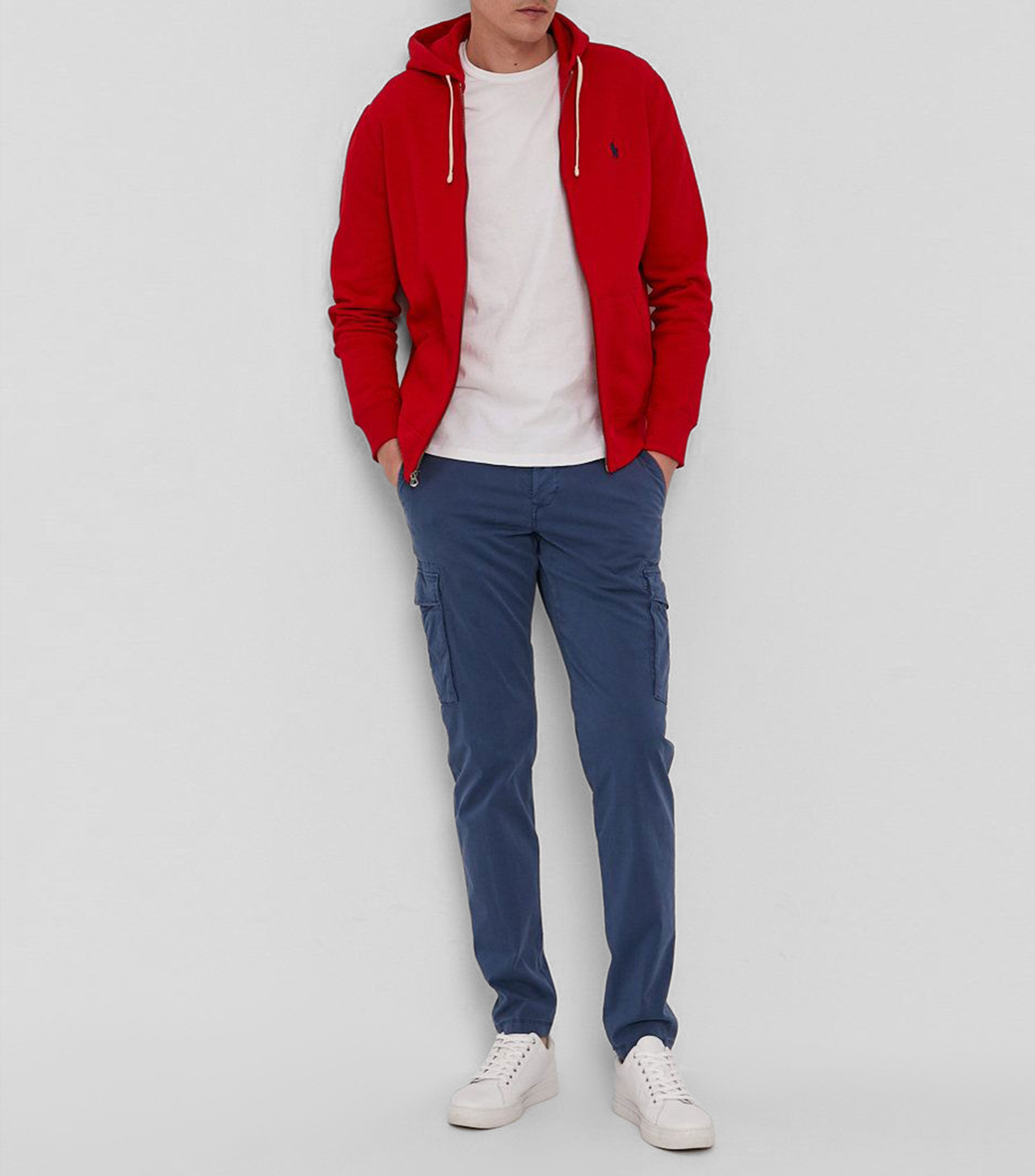 Sudadera con cierre y capucha Hombre