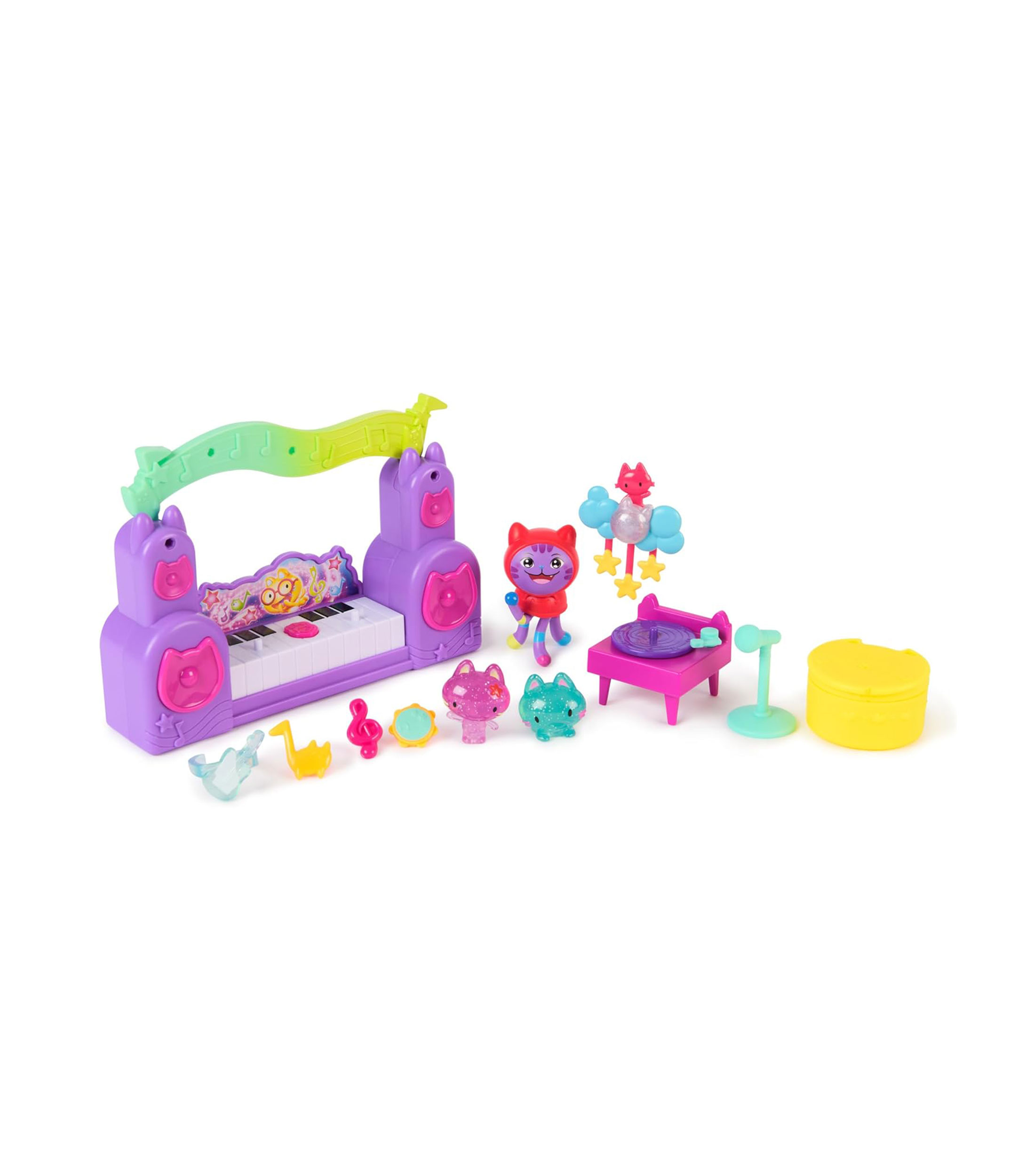 Set de Fiesta y música de La casa de muñecas de Gaby