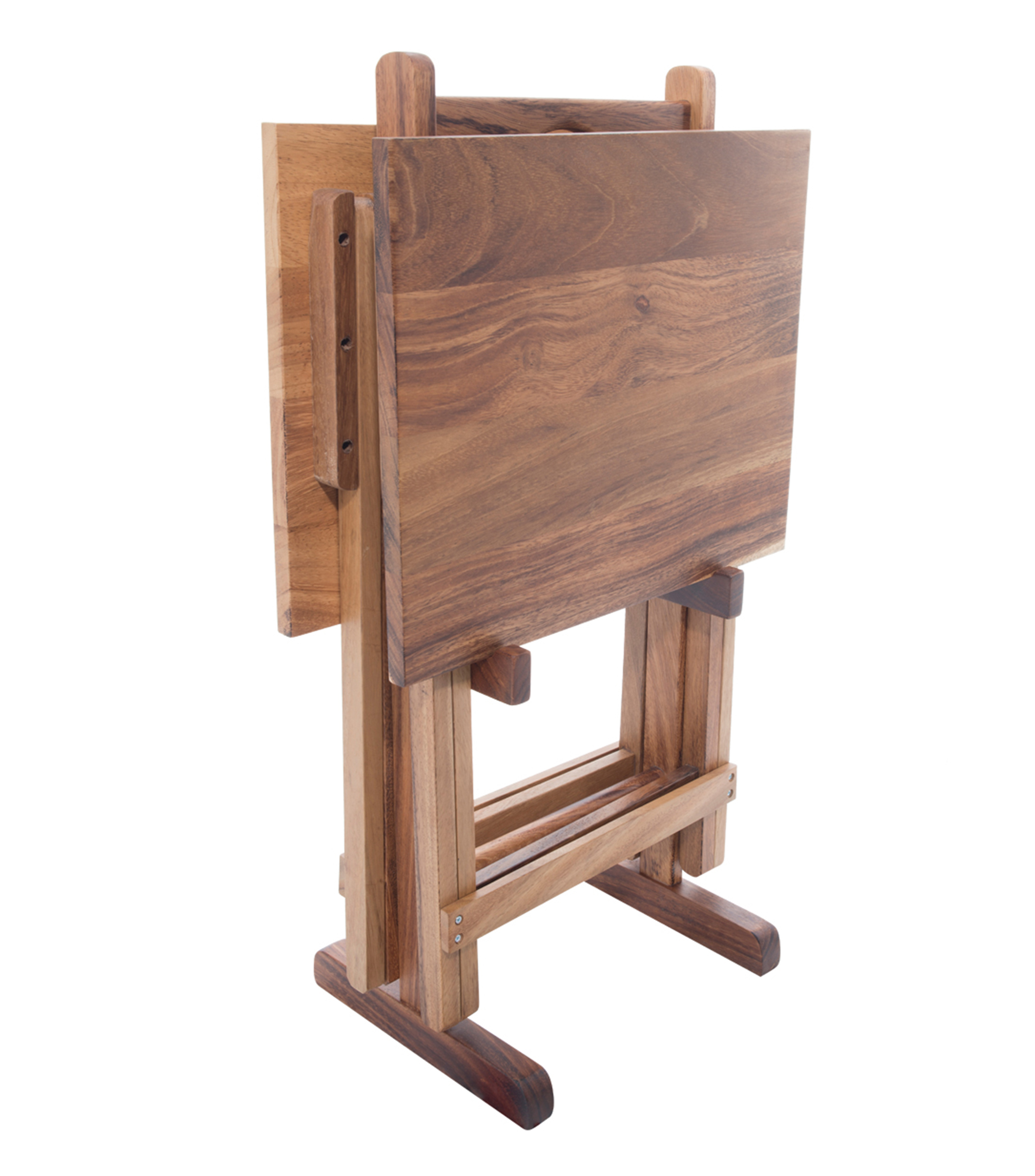 Mesa Plegable Madera De Parota 2 piezas