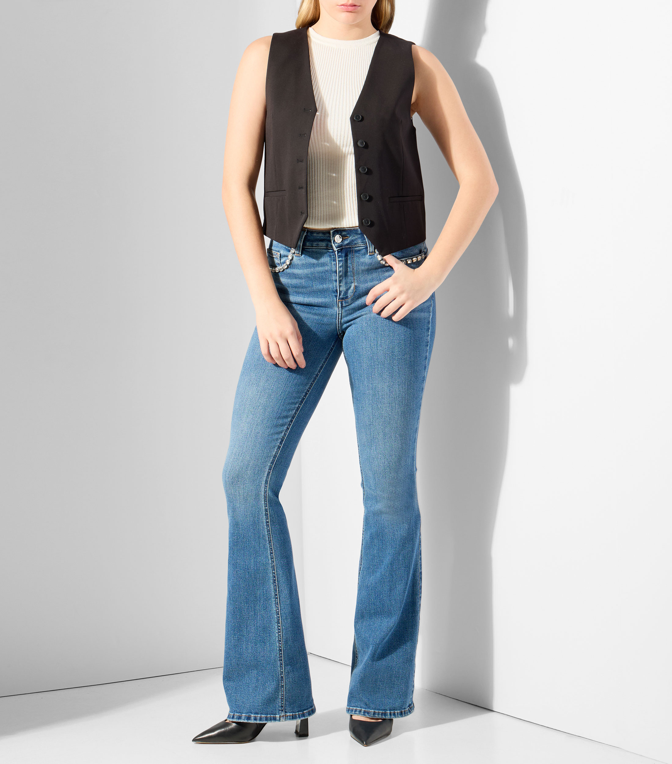 Jeans recto Mujer