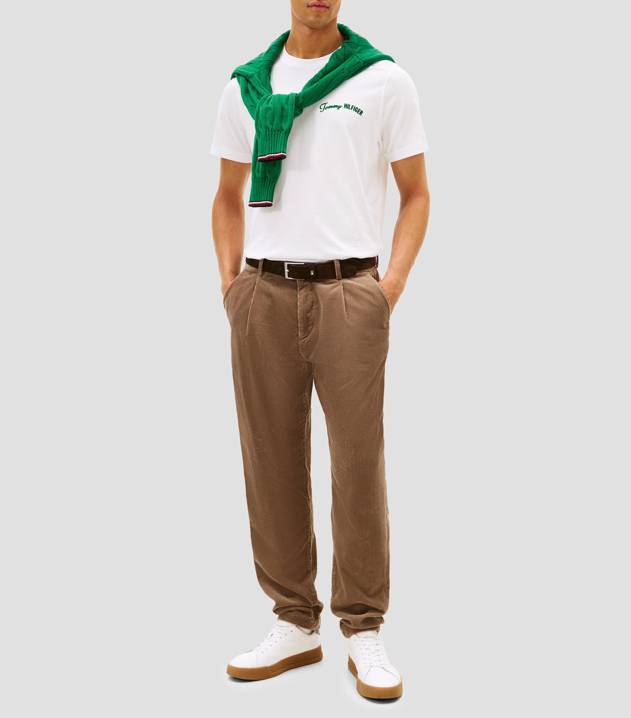 Playera con logo de manga corta Hombre