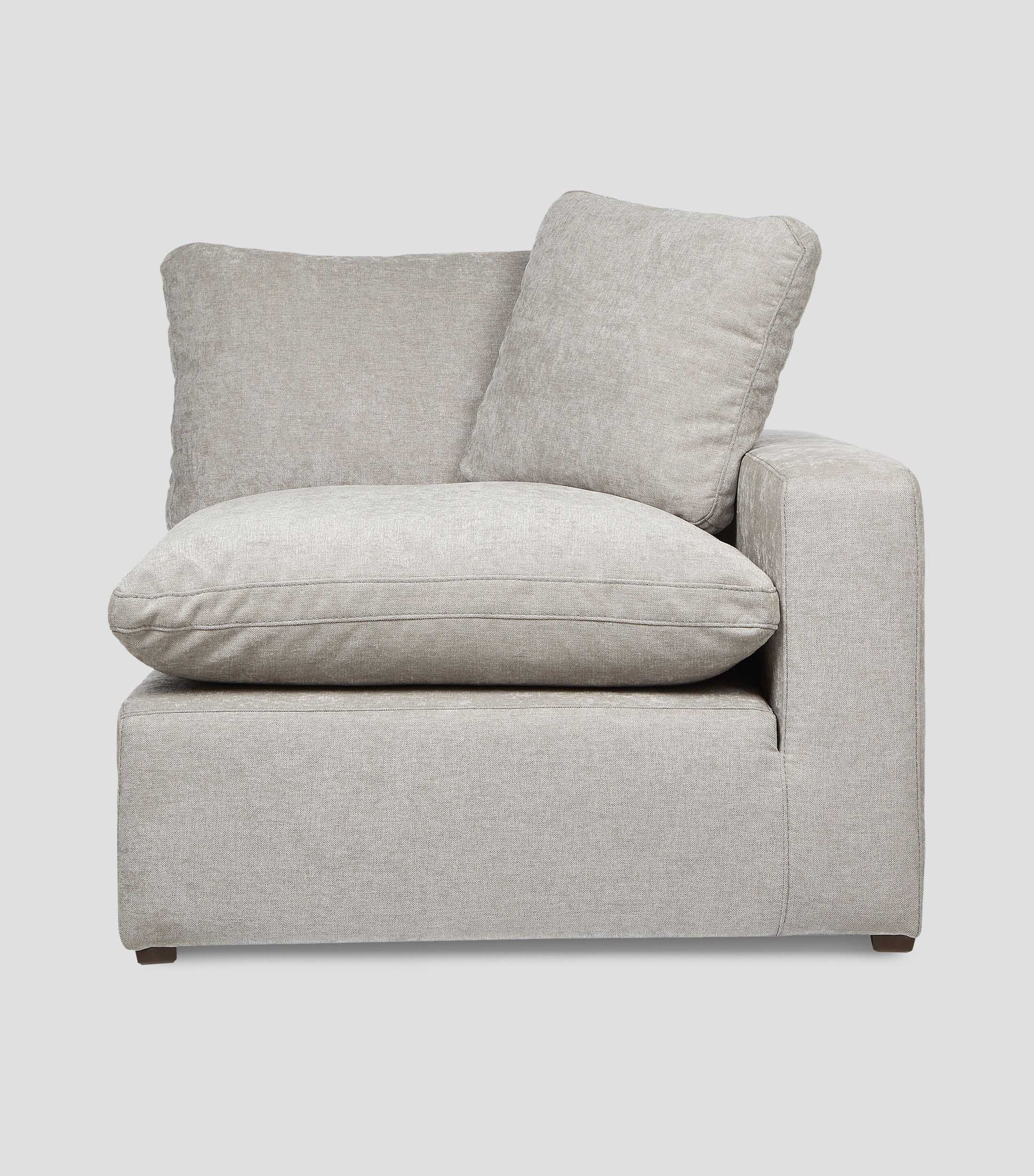 Sillón Derecho Serena Gris Claro