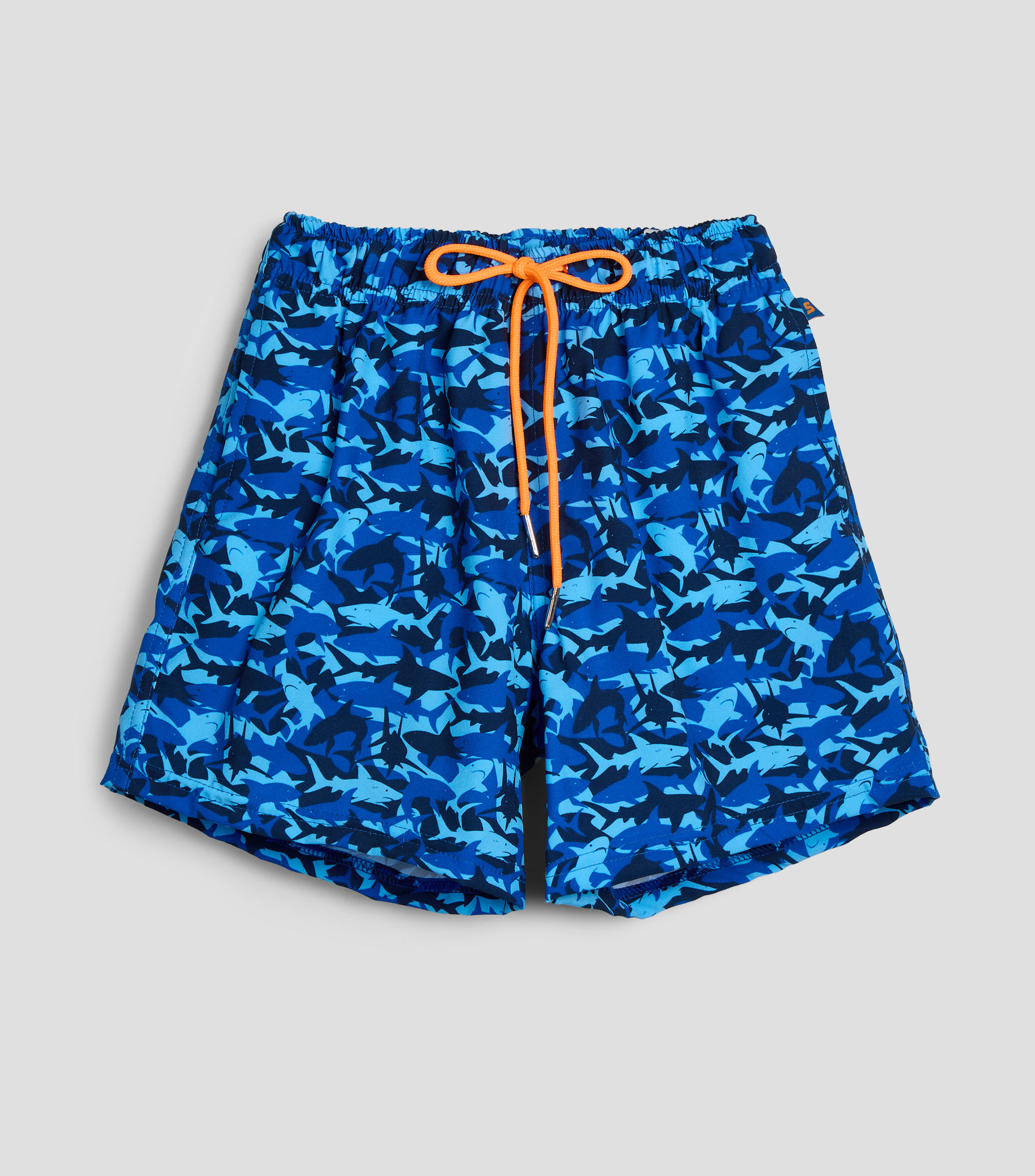 Traje de baño largo Camouflage Sharks estampado Niño