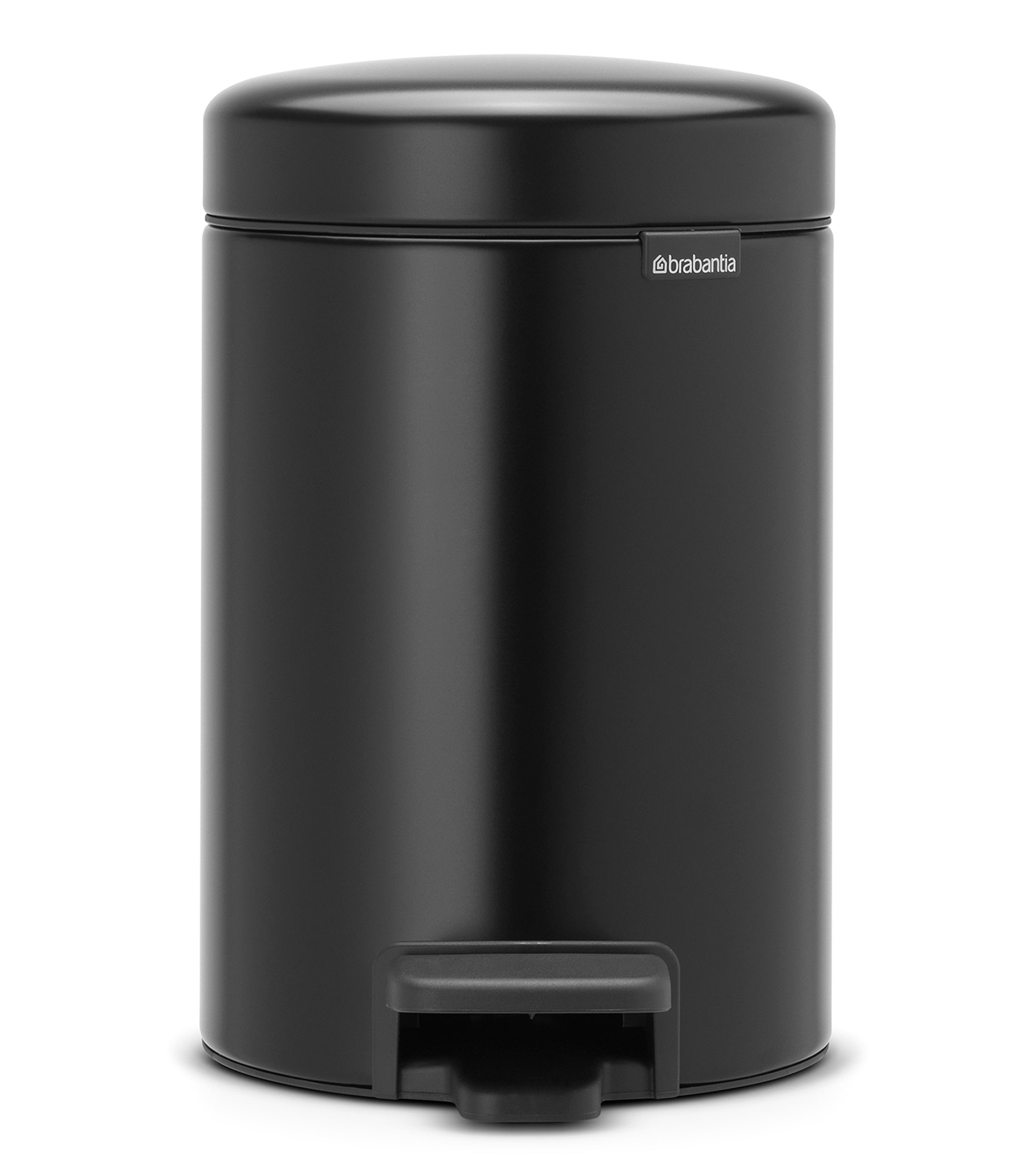 Bote de Basura Newi en Acero inoxidable, Negro