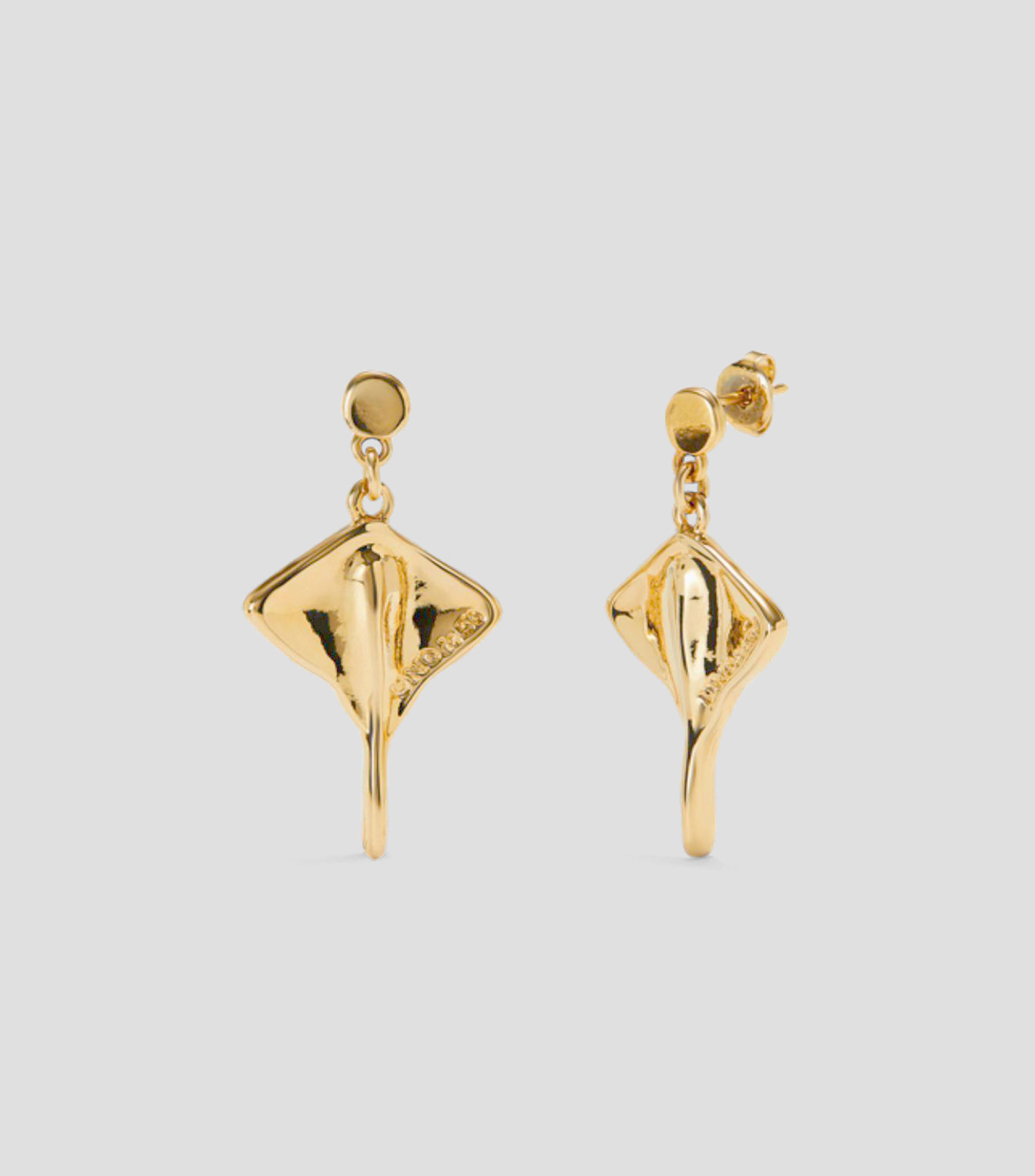Aretes Manta Raya Mujer
