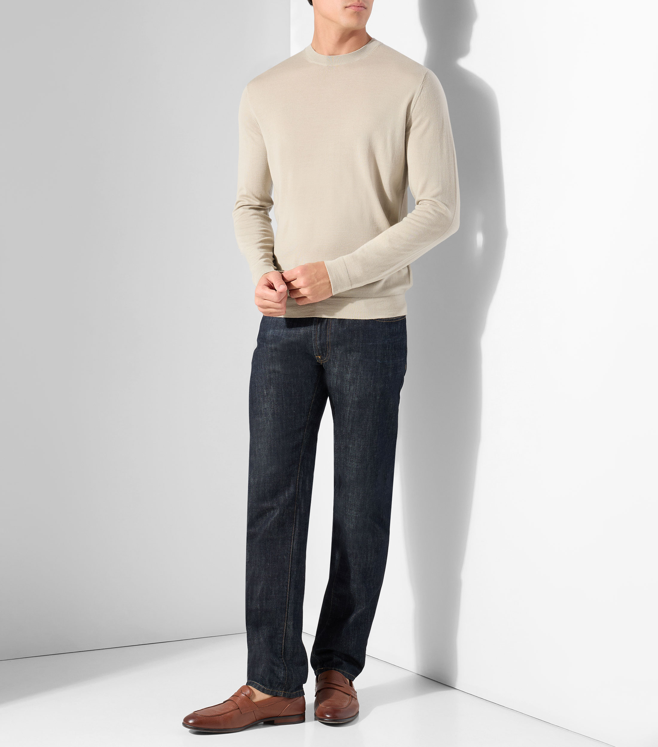 Suéter cuello redondo Hombre