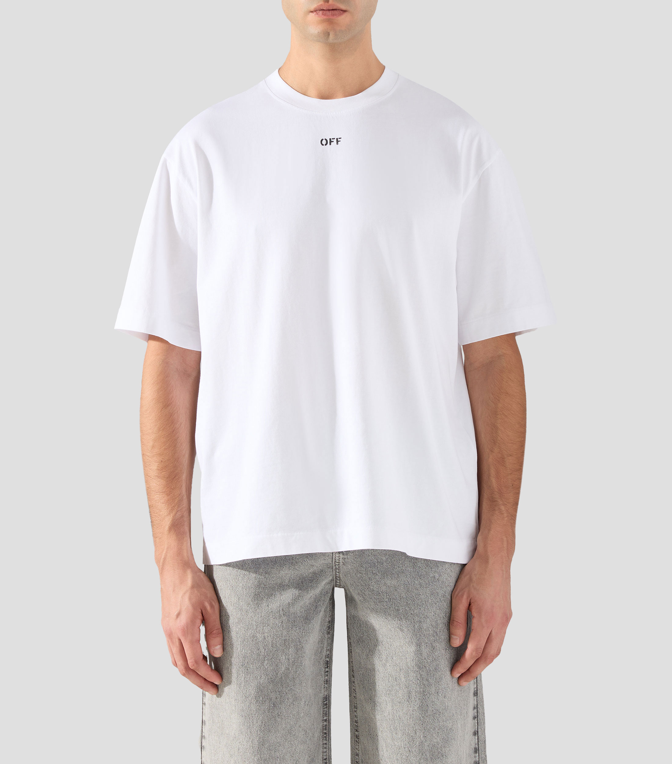 Playera cuello redondo manga corta lisa Hombre