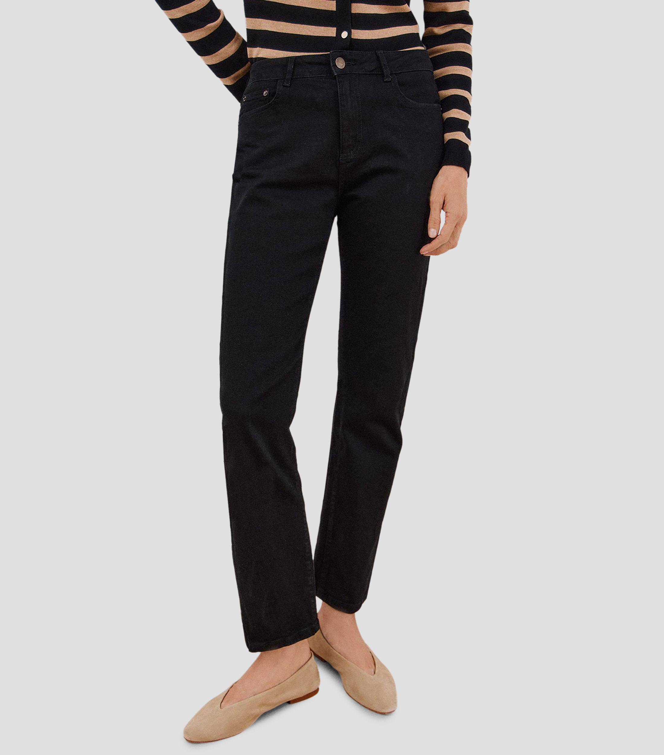 Jeans de corte recto Mujer
