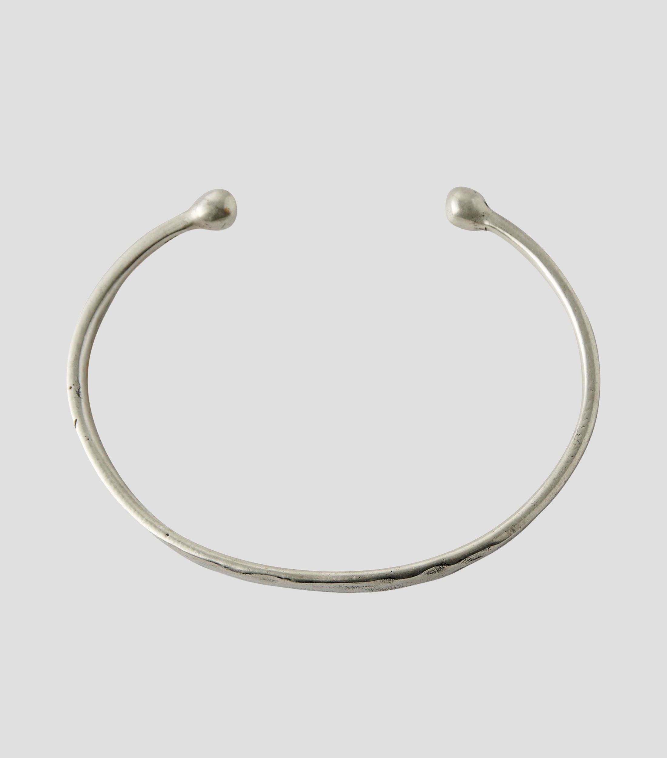 Brazalete ajustable en plata .925 texturizado Unisex