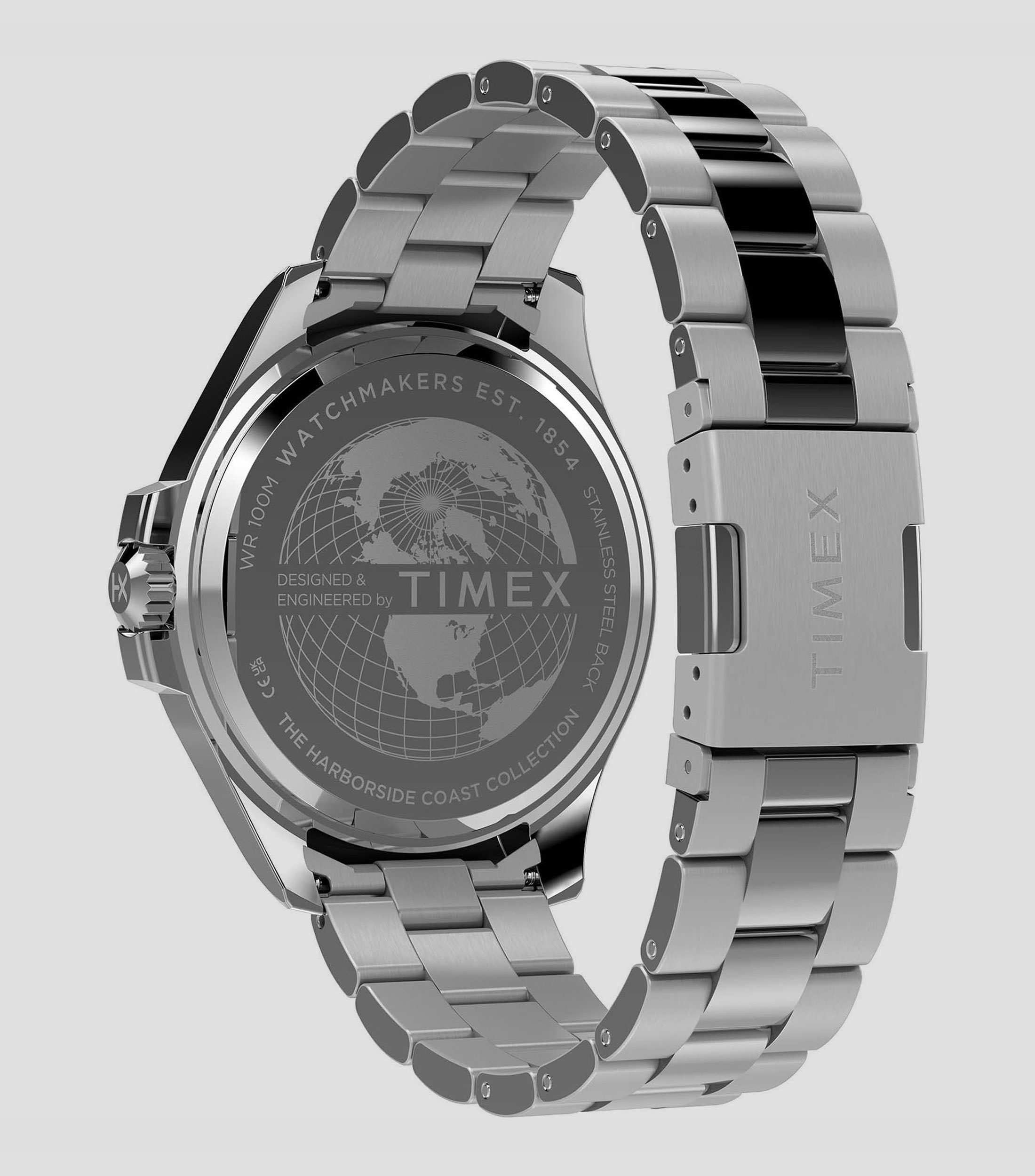 Reloj para Hombre Harborside Coast Casual Verde, Plateado