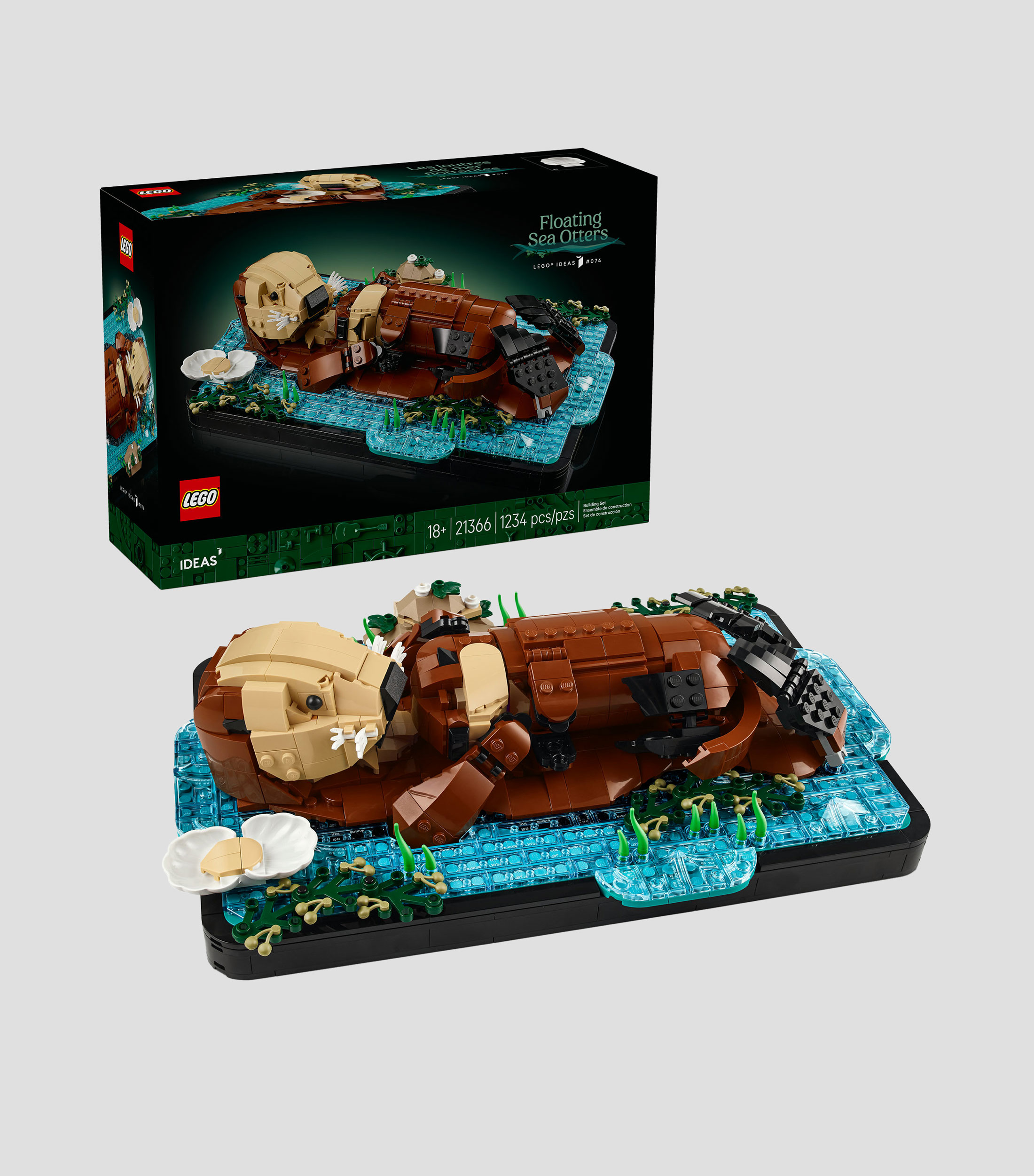 Lego Ideas Nutrias de Mar a Flote