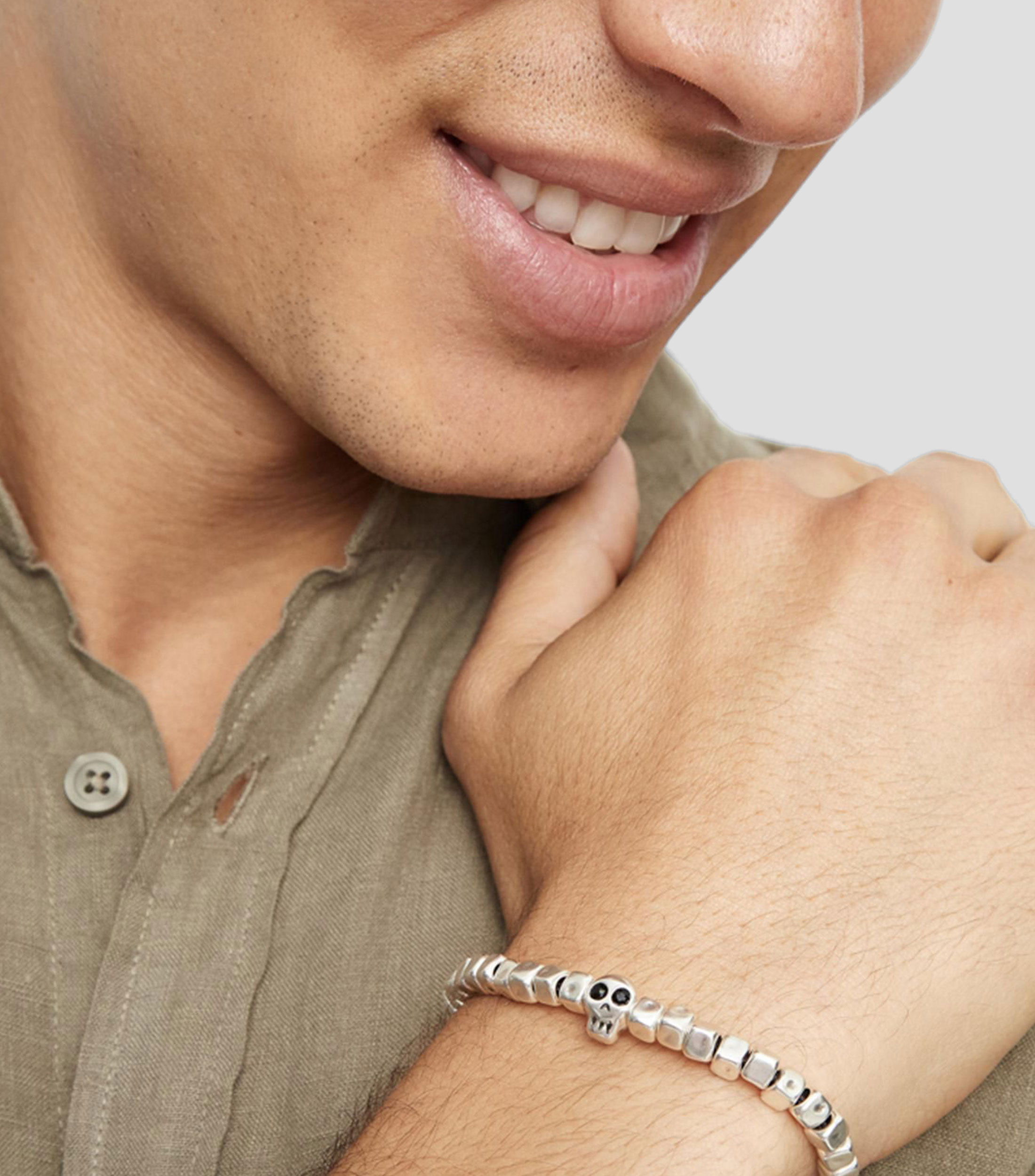 Pulsera con clavera Hombre