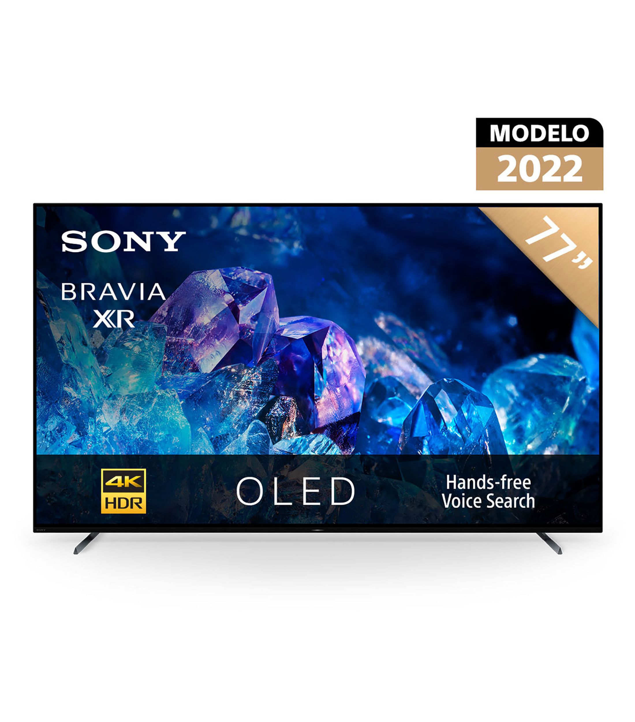 Sony Pantalla Sony 77" XR77A80K BRAVIA XR OLED 4K Ultra HD Smart