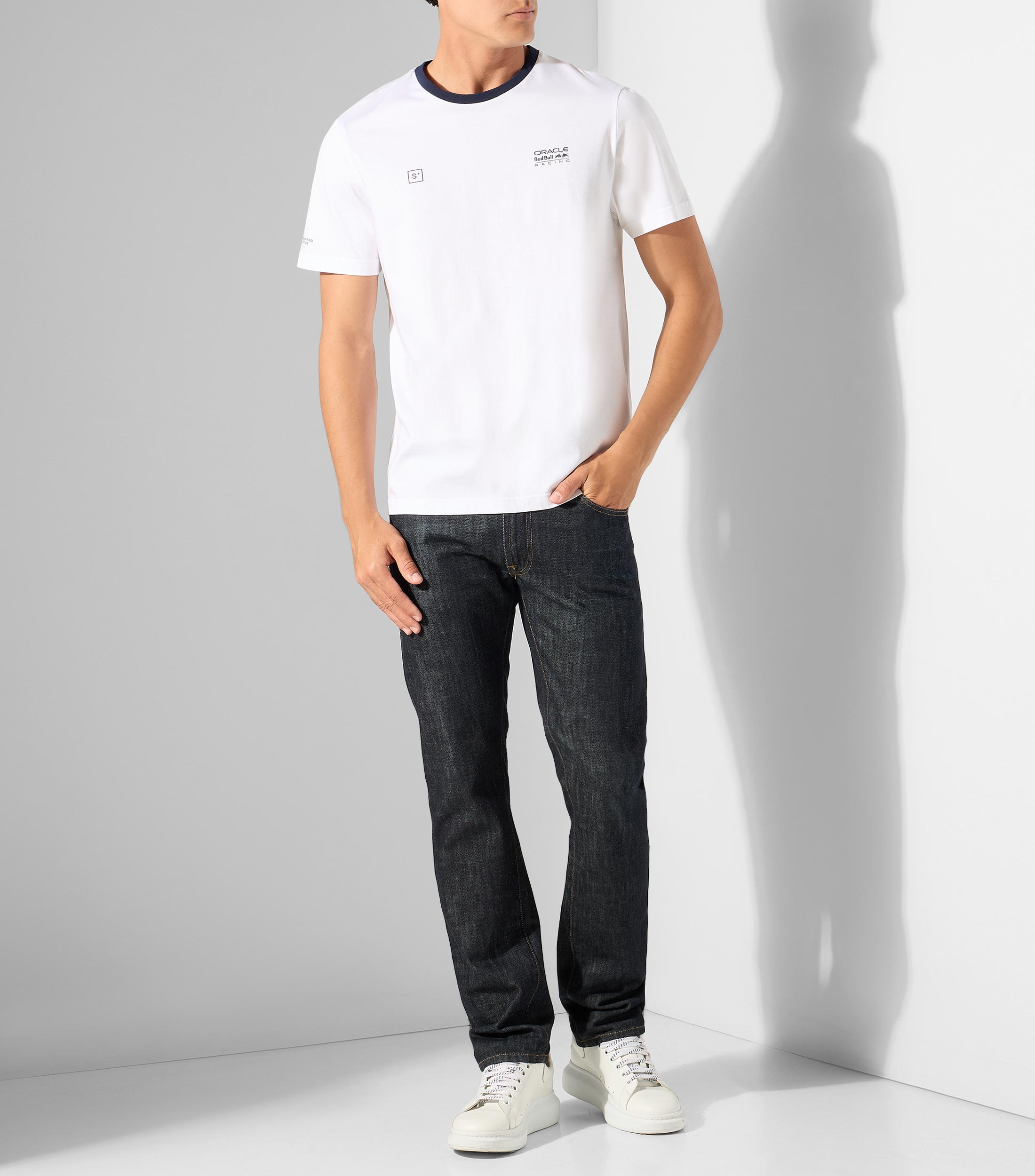 Playera cuello redondo manga corta lisa Hombre