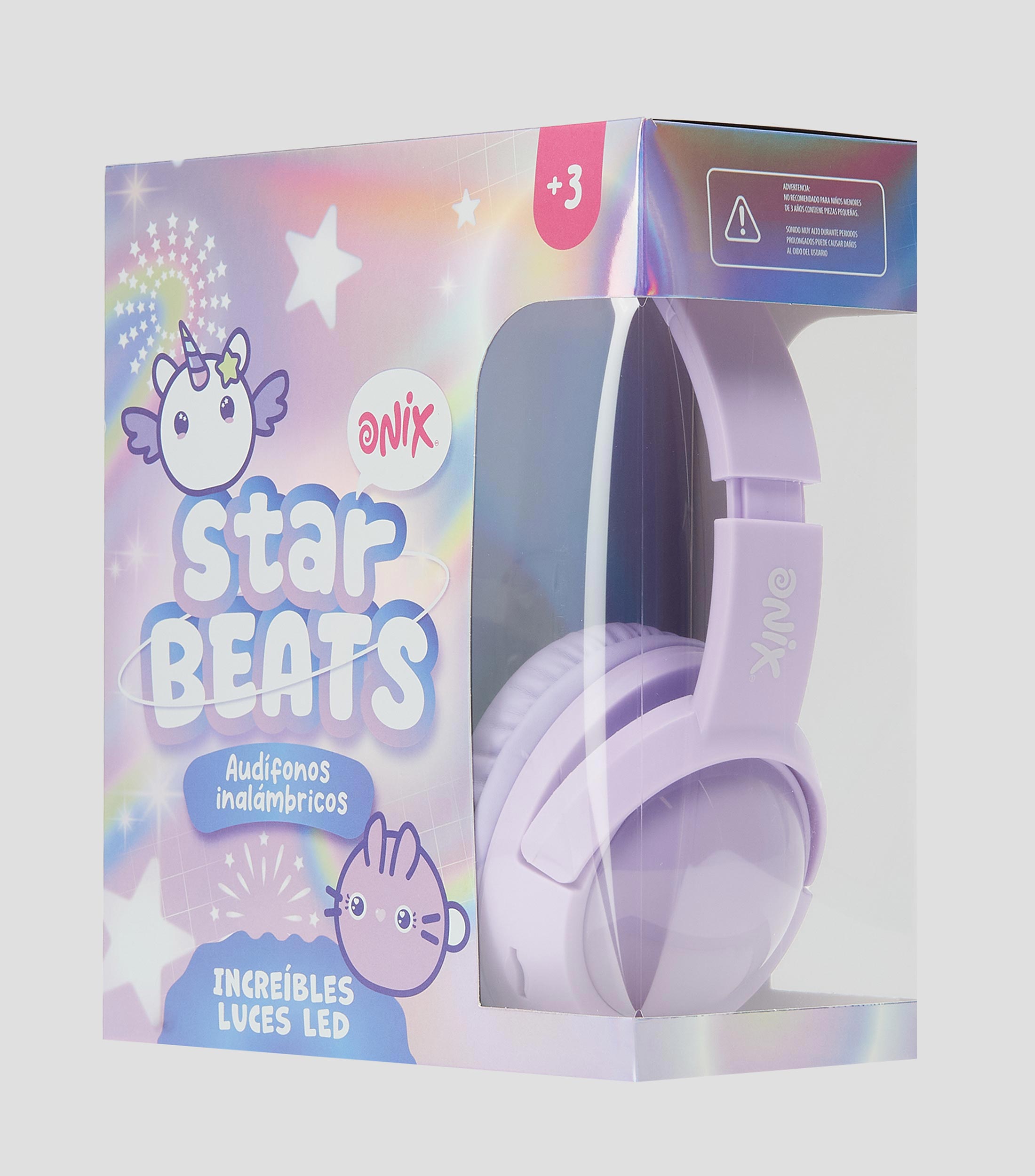 Audífonos inalámbricos bluetooth Super Beats morado