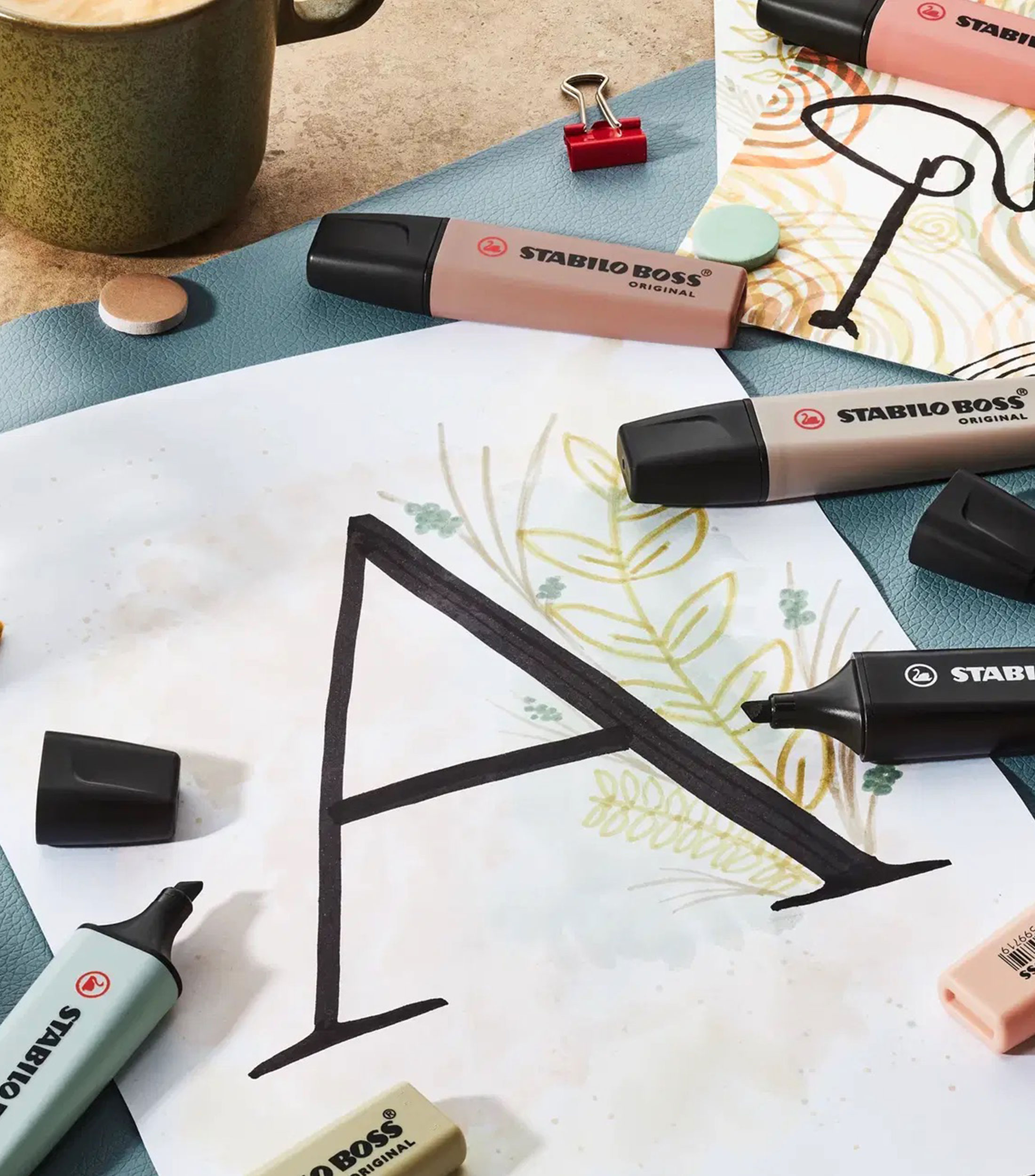 Set 8 marcatextos Boss Original Naturacolors