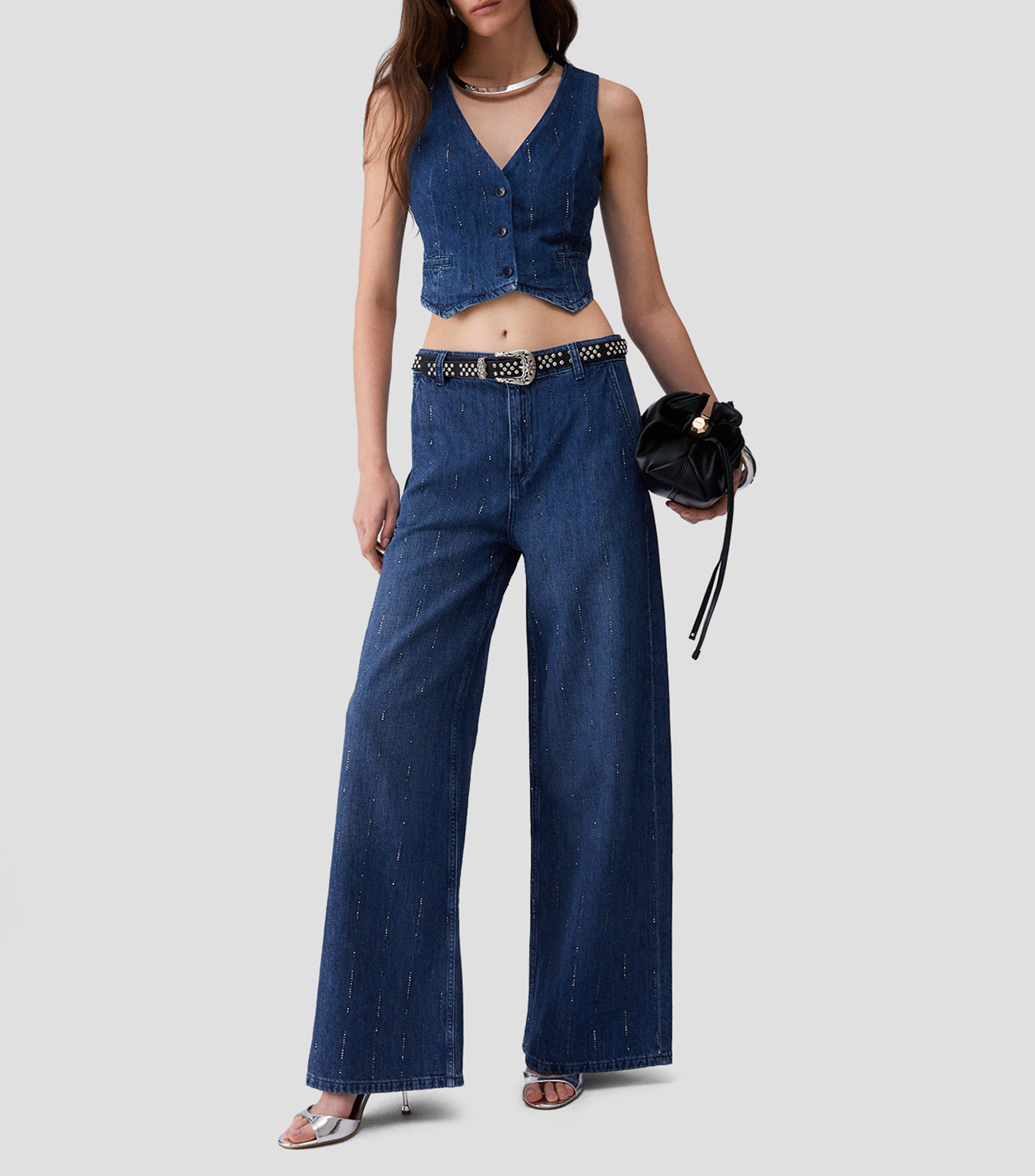 Jeans acampanado Mujer