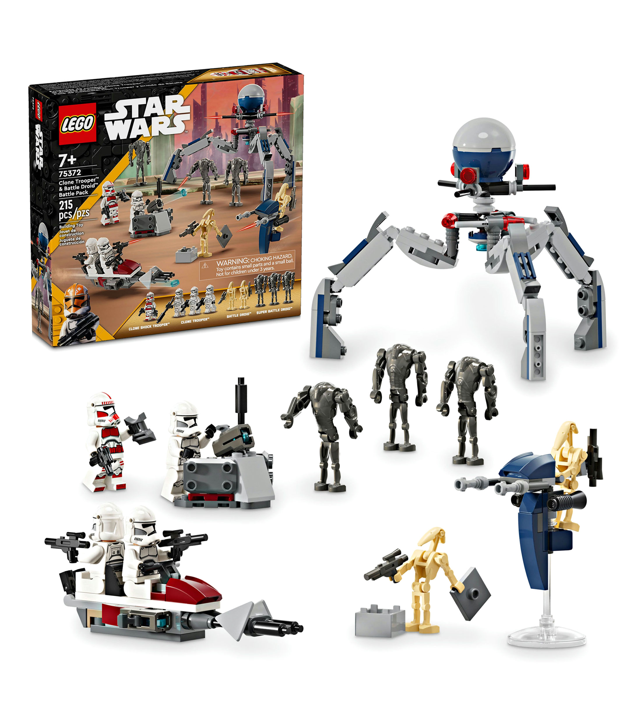 Lego Star Wars Clon Trooper y Droide de Batalla 75372