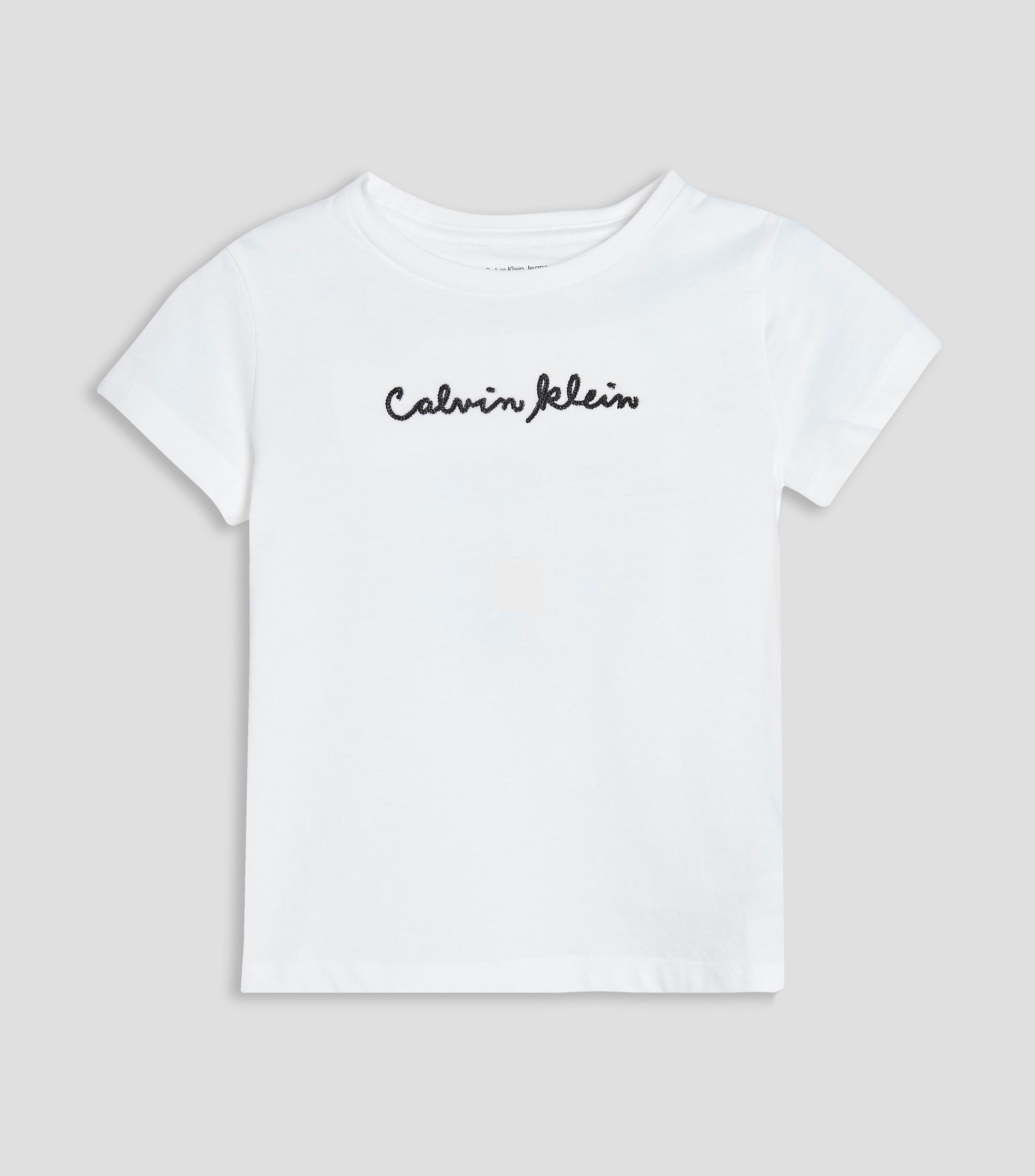 Playera cuello redondo manga corta lisa Niña