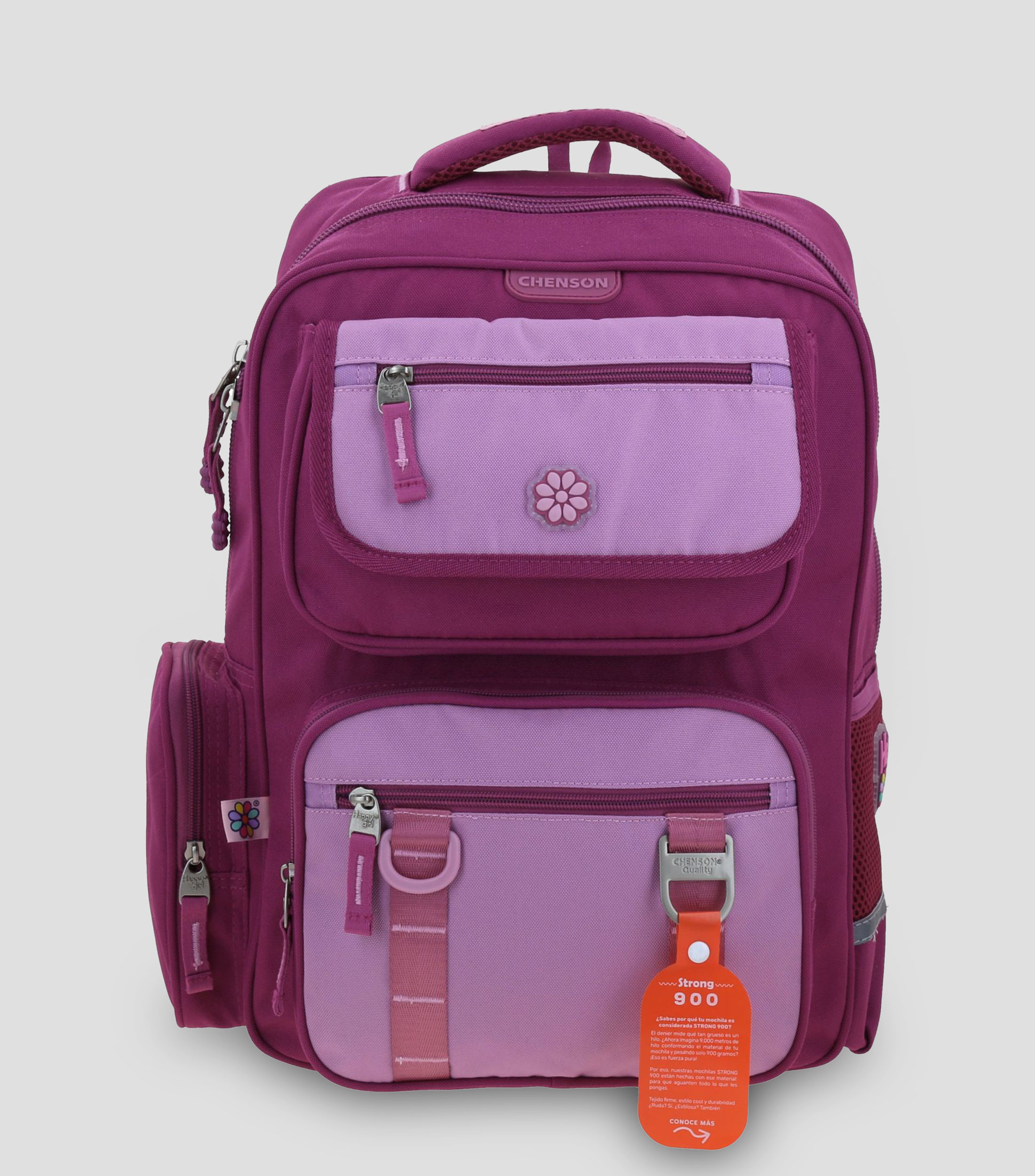 Mochila Grande Happy Girl Stra Niña
