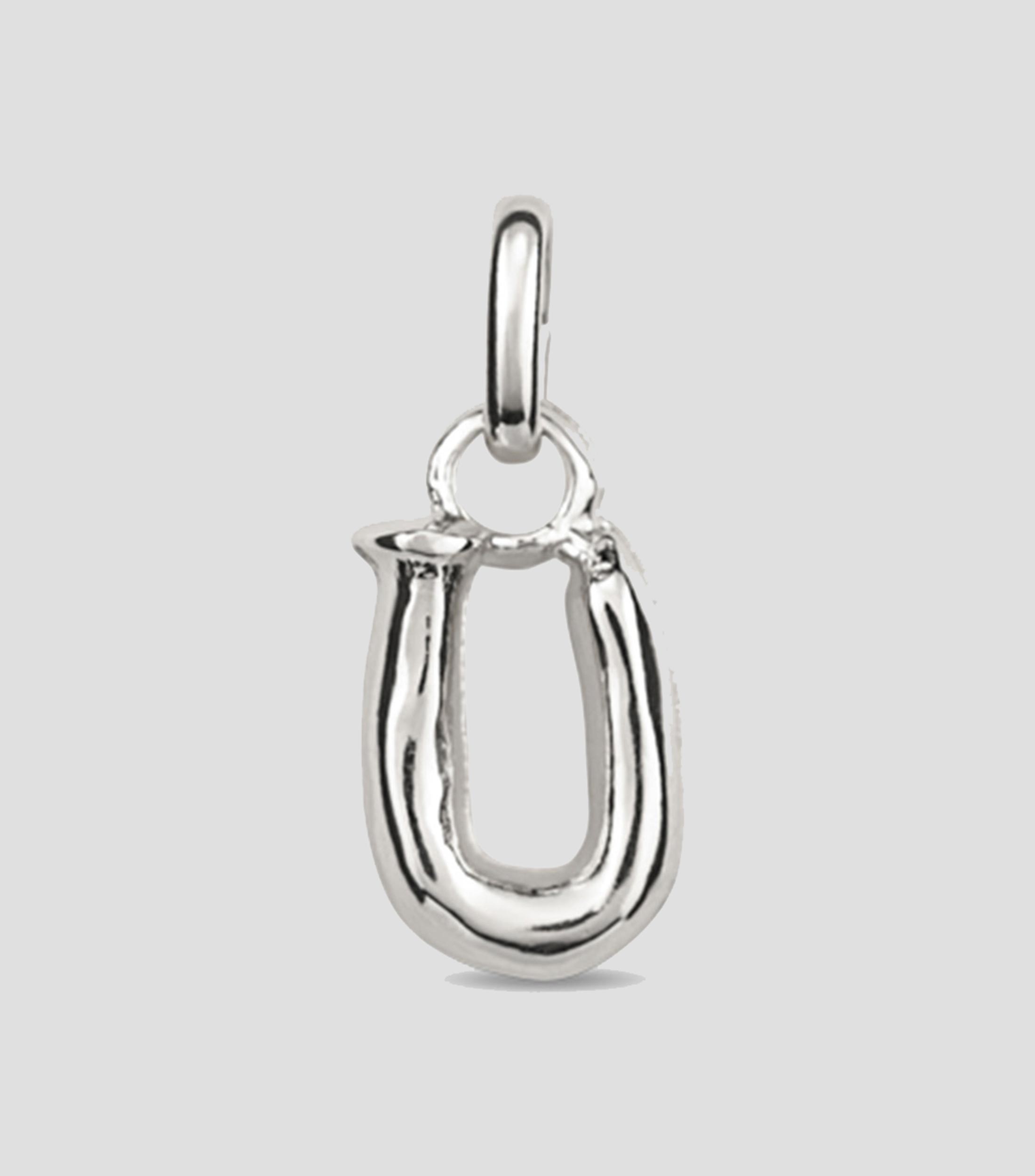Charm letra U con argolla Mujer