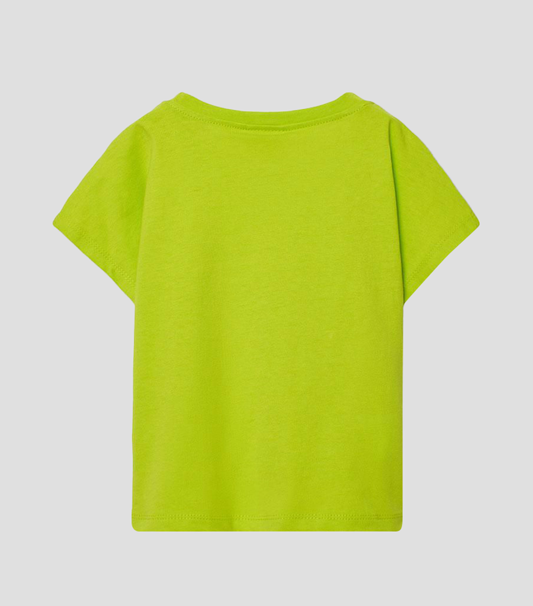Playera cuello redondo manga corta estampada Niña