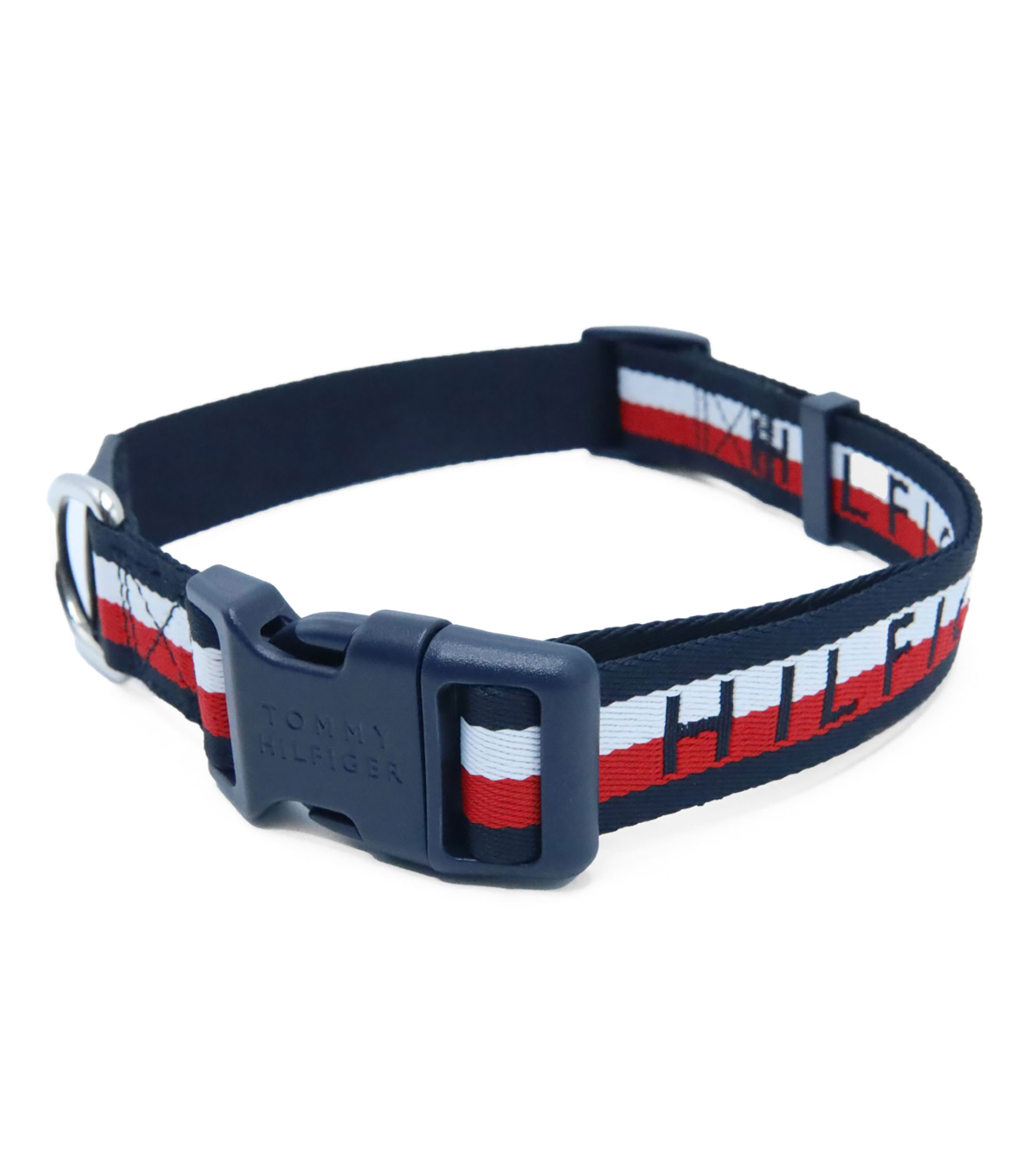 Collar para Perro con franjas y logotipo