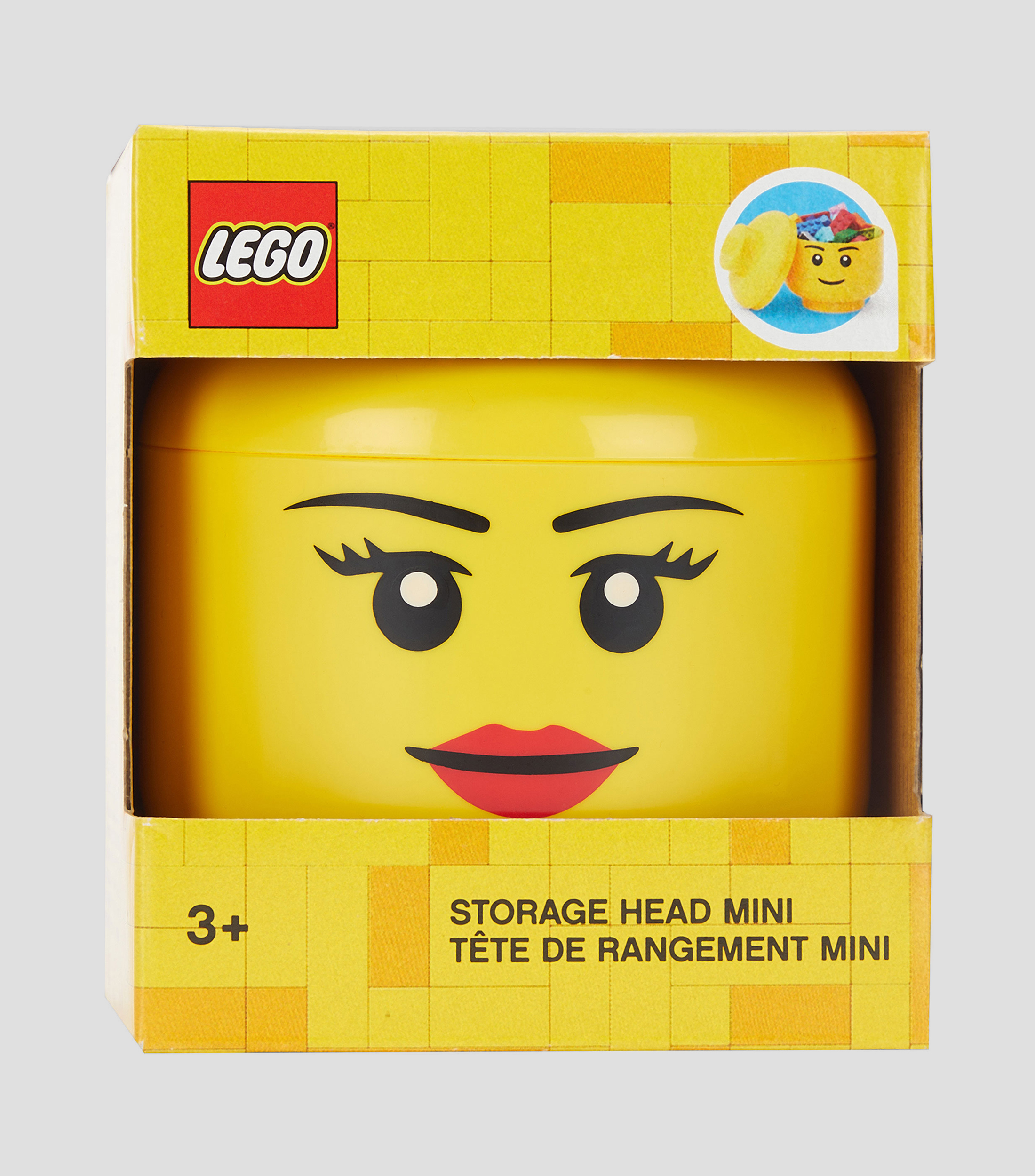 Lego Storage Head Mini Girl