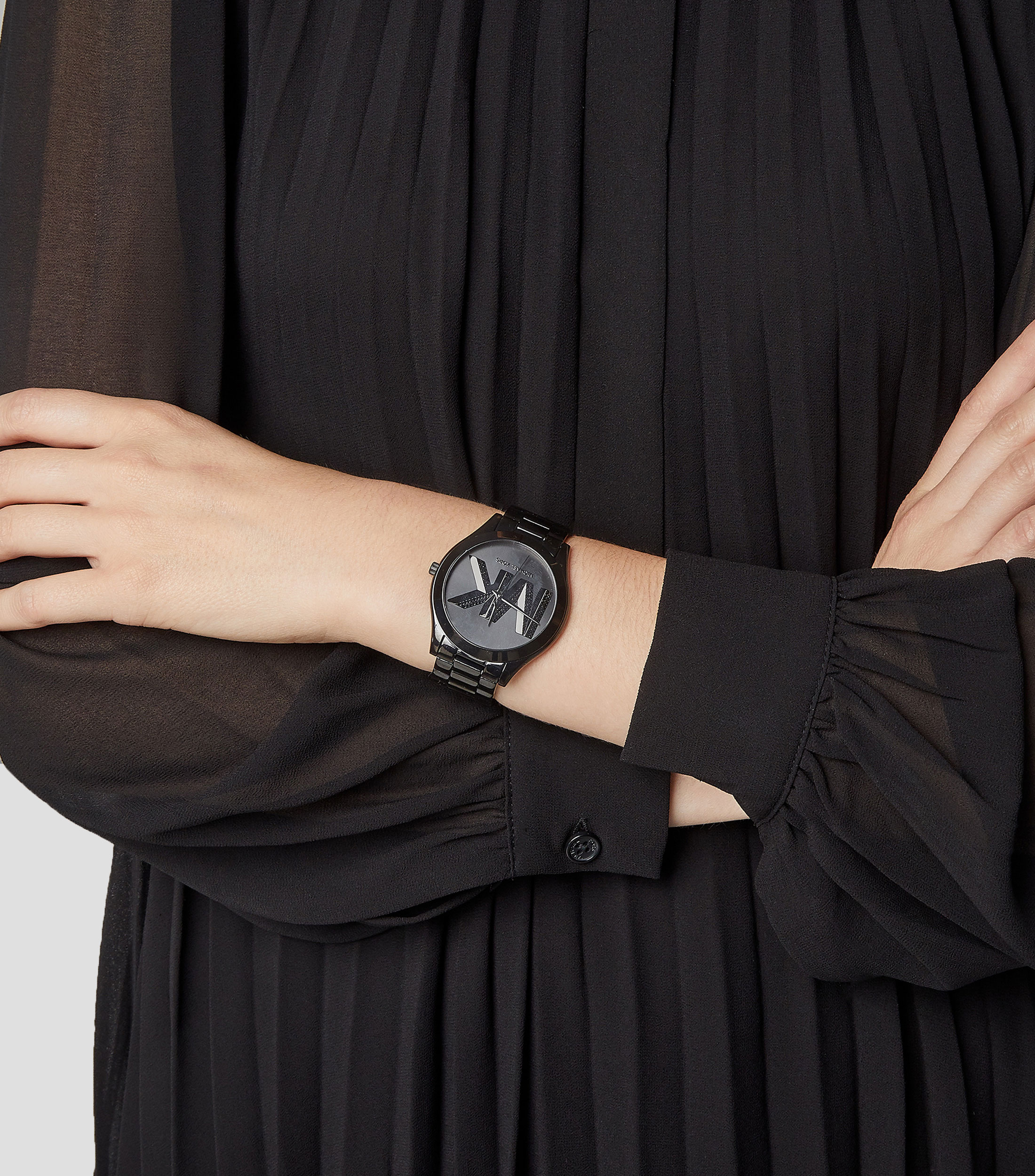 Reloj para Mujer Slim Runway Casual, Negro