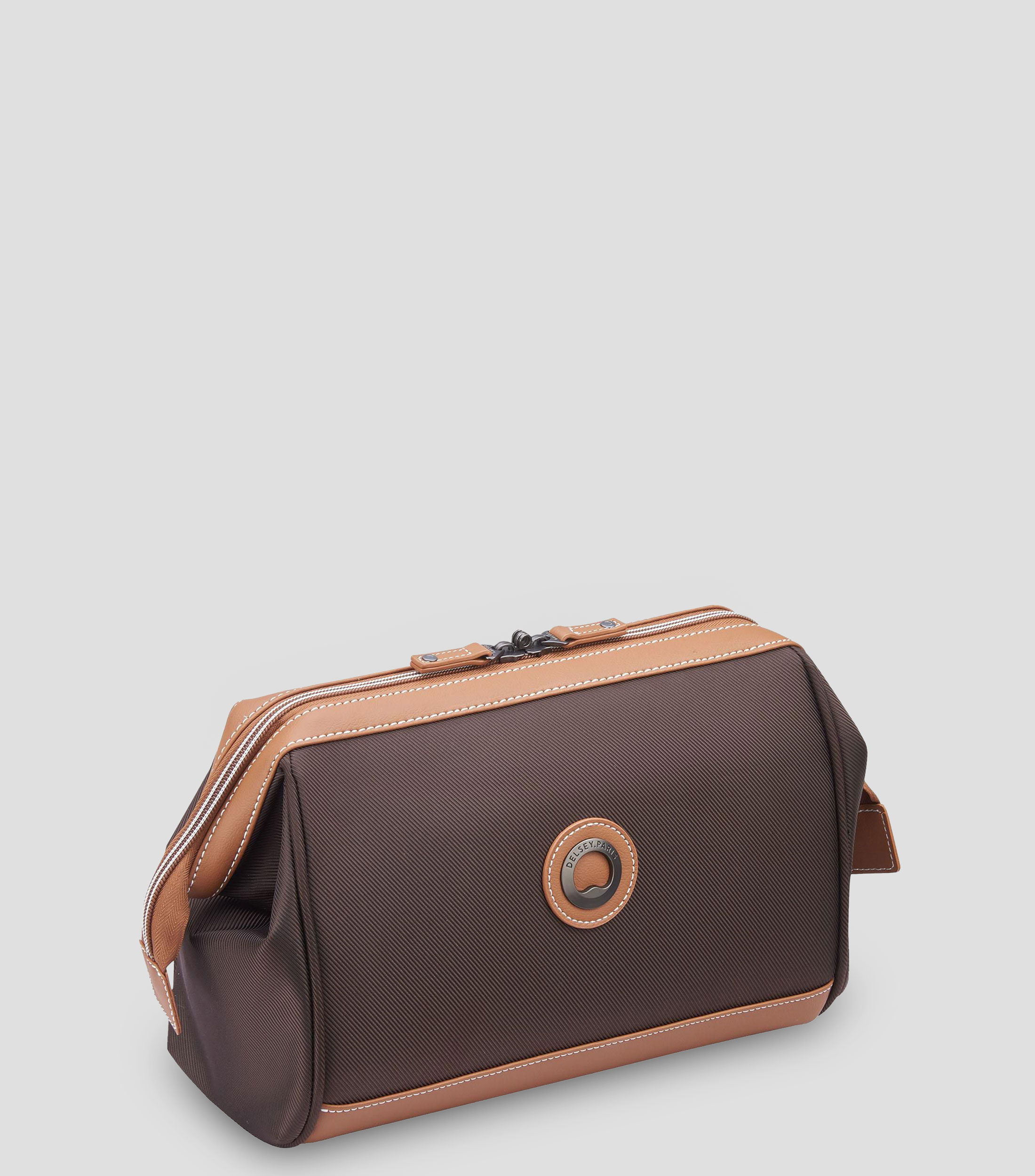 Neceser de viaje café Chatelet liso Unisex