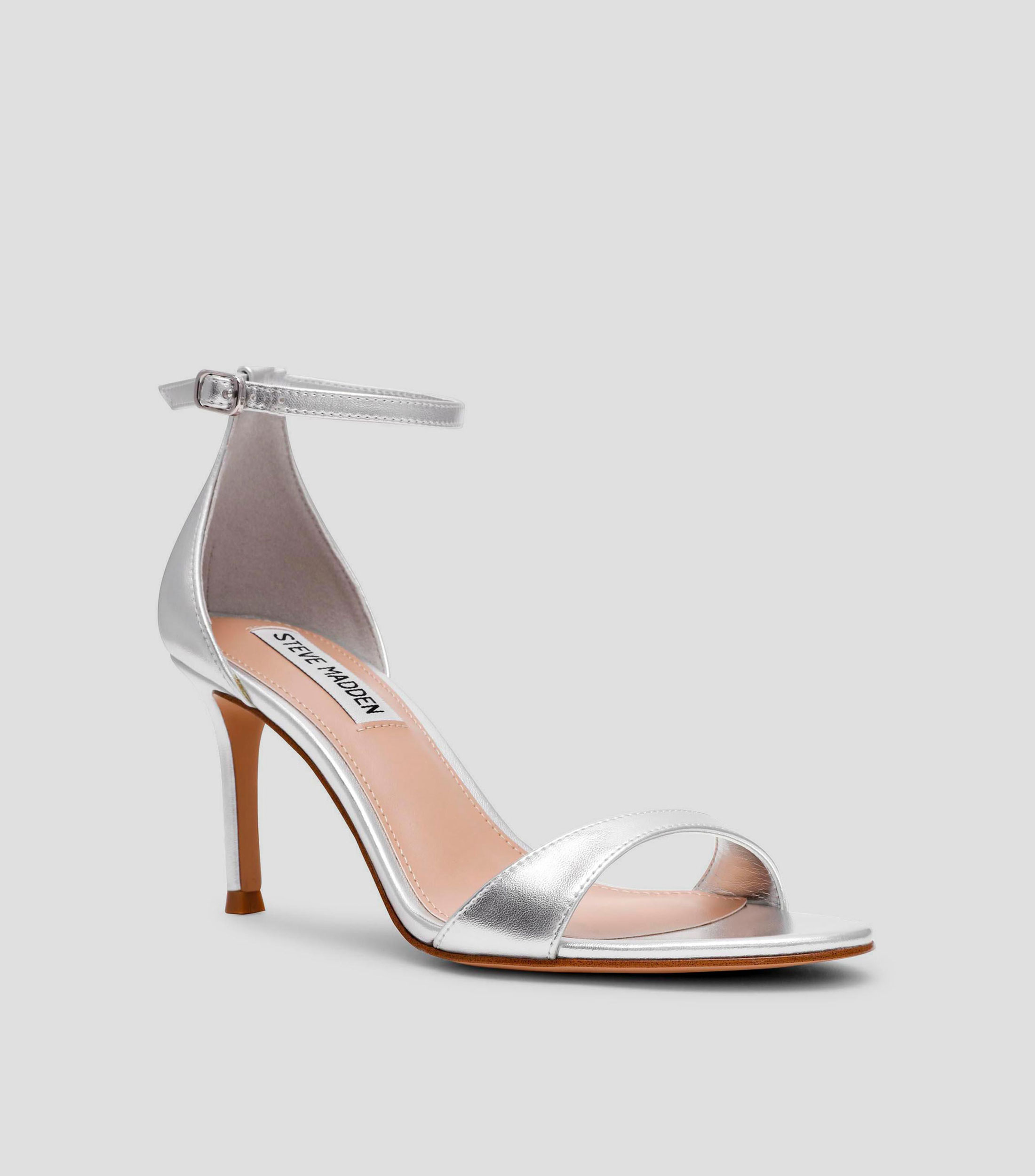 Sandalias con tacón alto y delgado Mujer