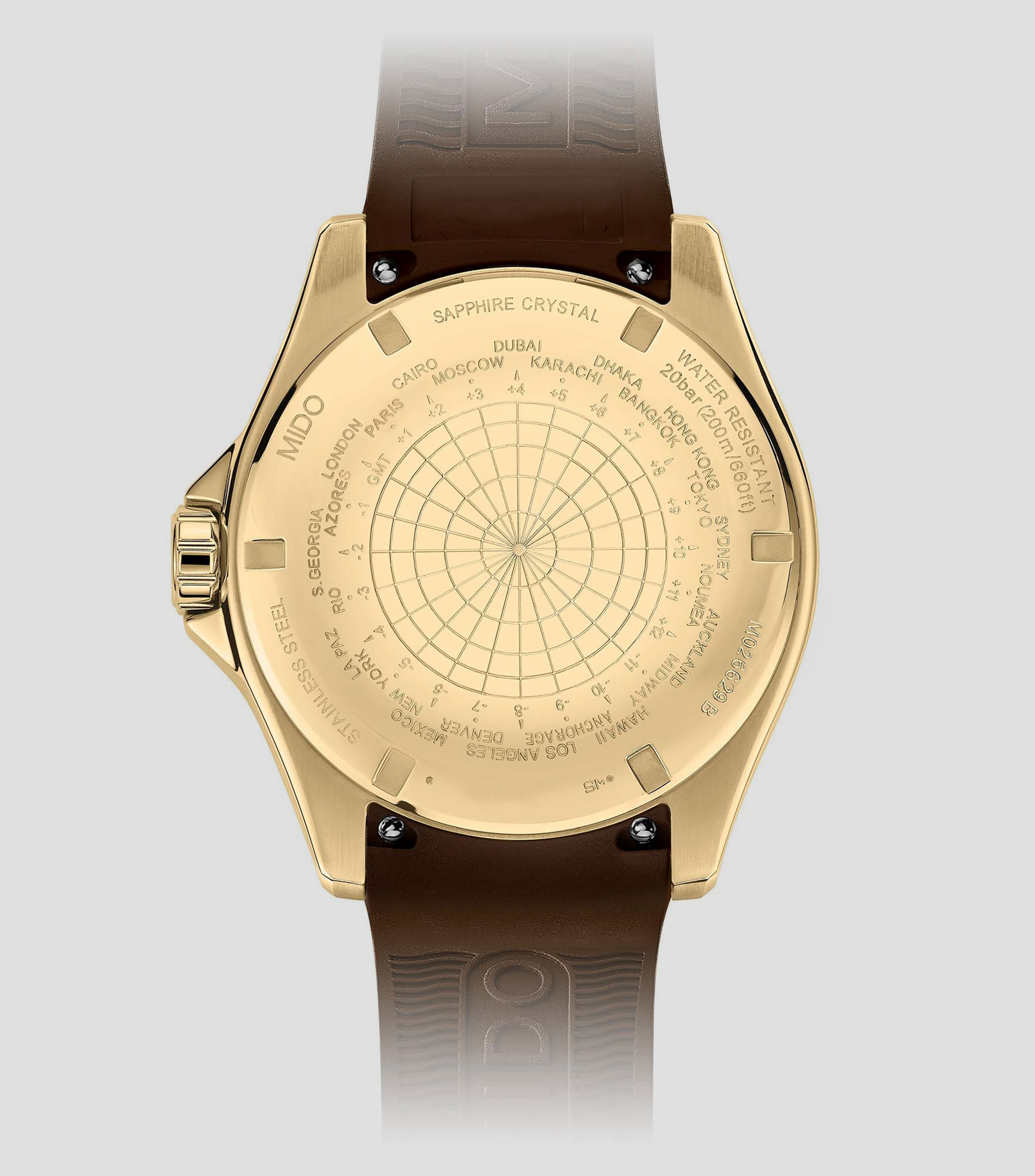 Reloj para Hombre Ocean Star GMT Deportivo Negro, café