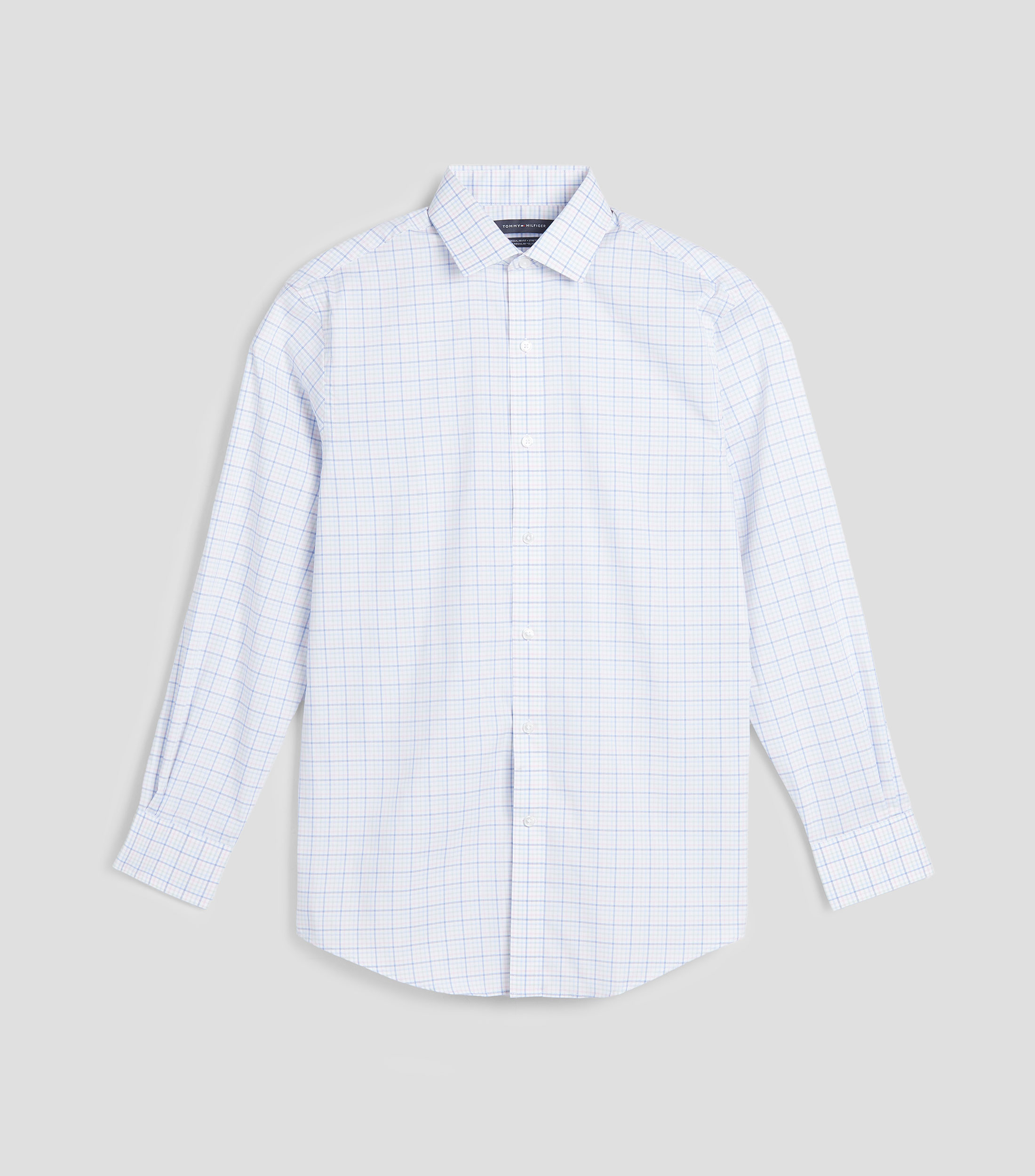 Camisa cuadros manga larga Hombre