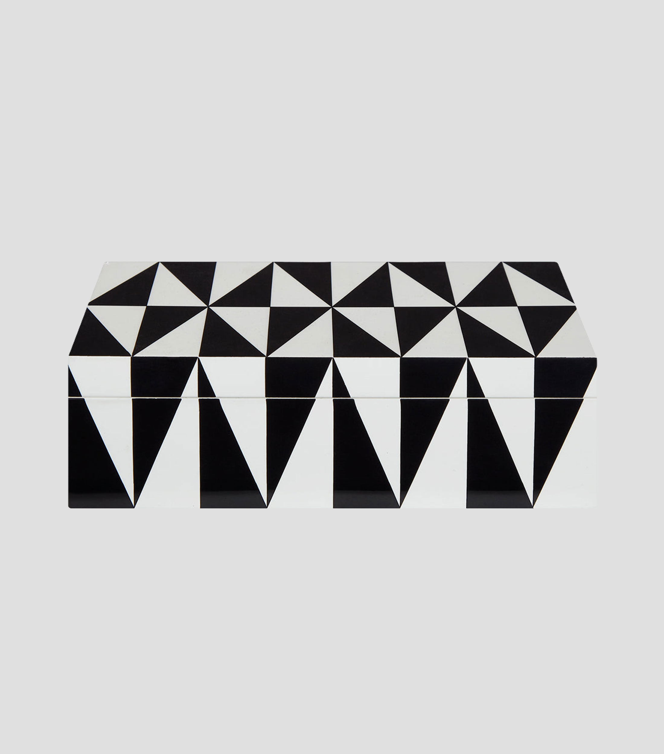 Caja decorativa Op Art en laca